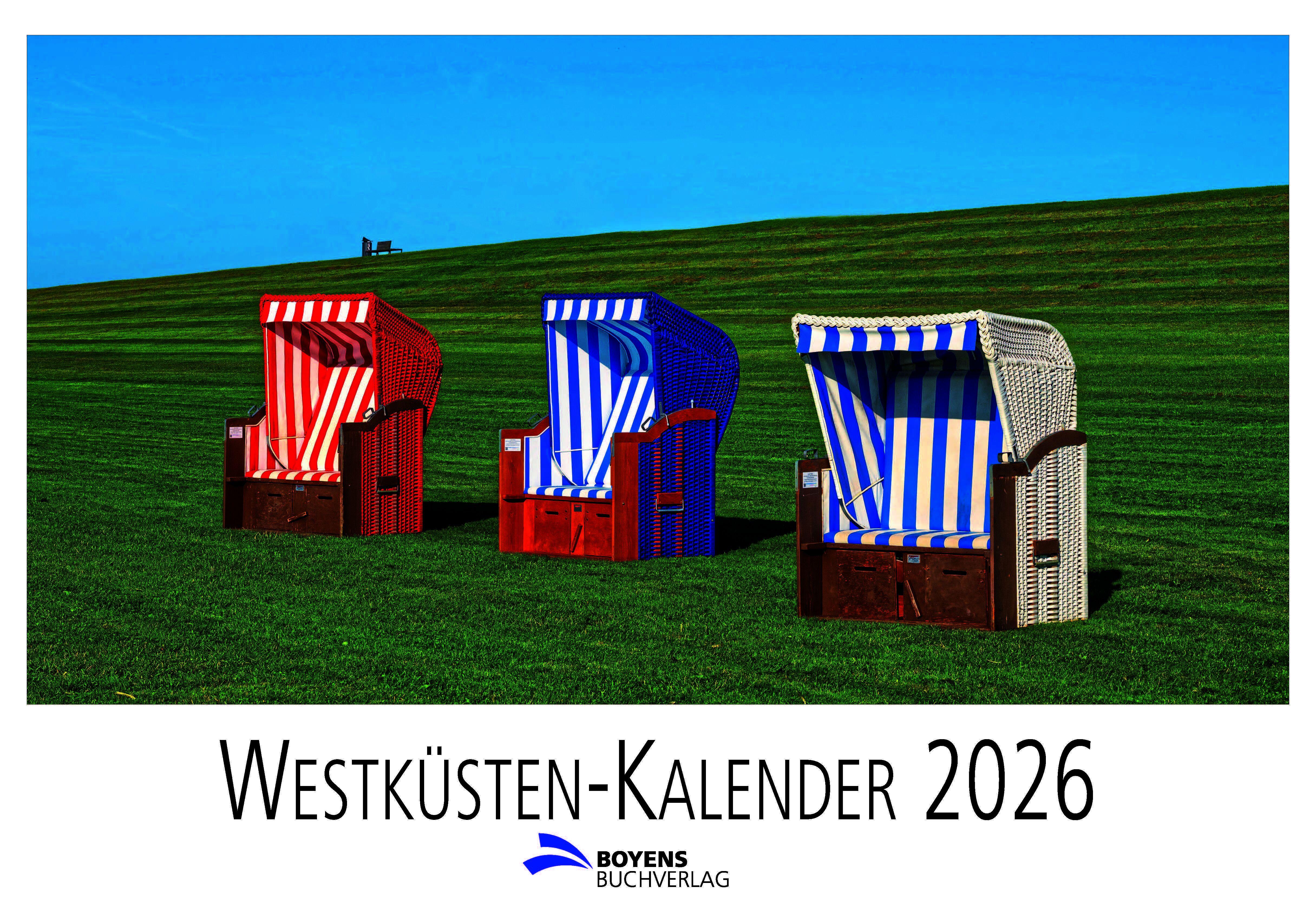 Vorderes Coverbild Westküsten-Kalender 2026