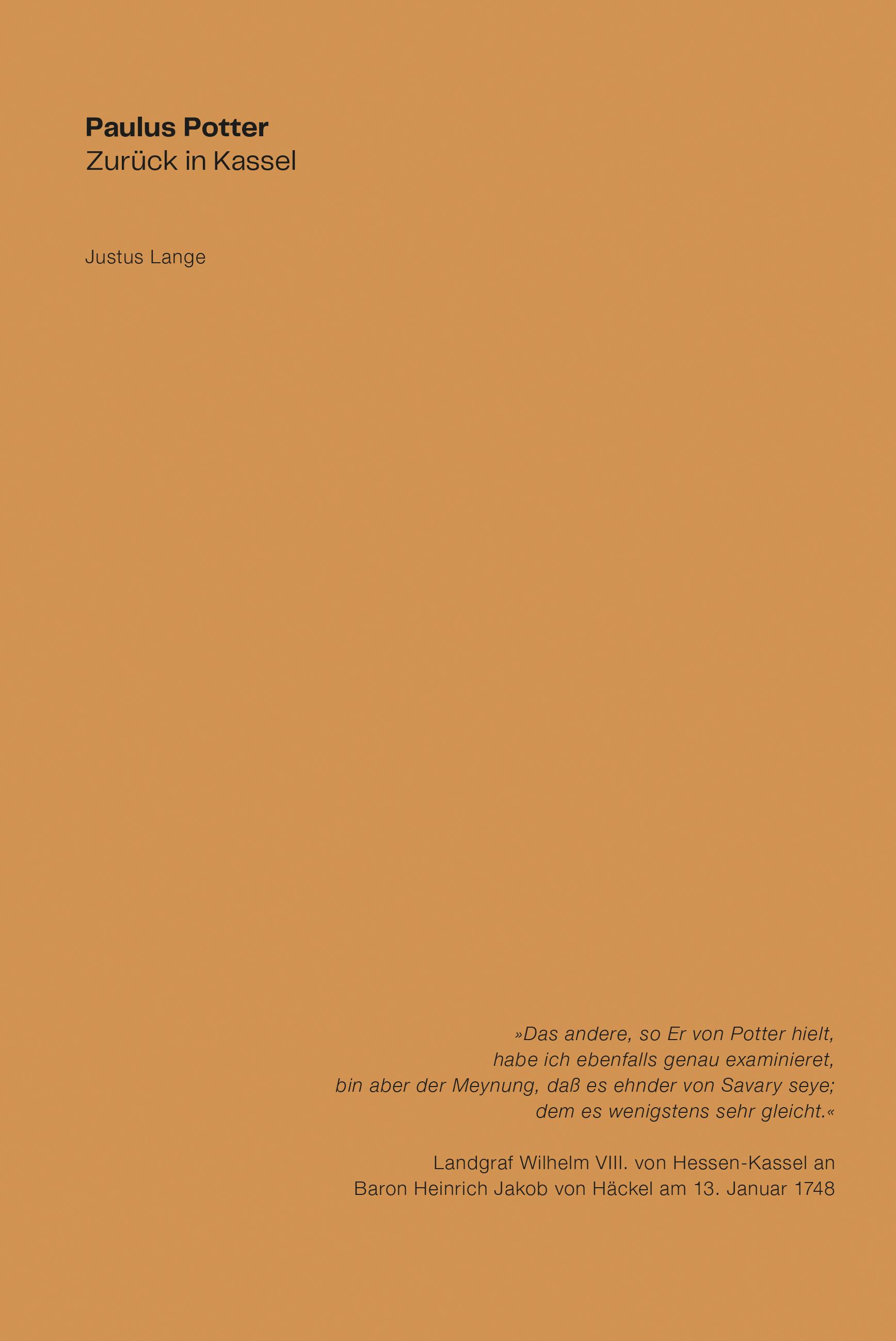 Beispielinhalt (Bild) Paulus Potter