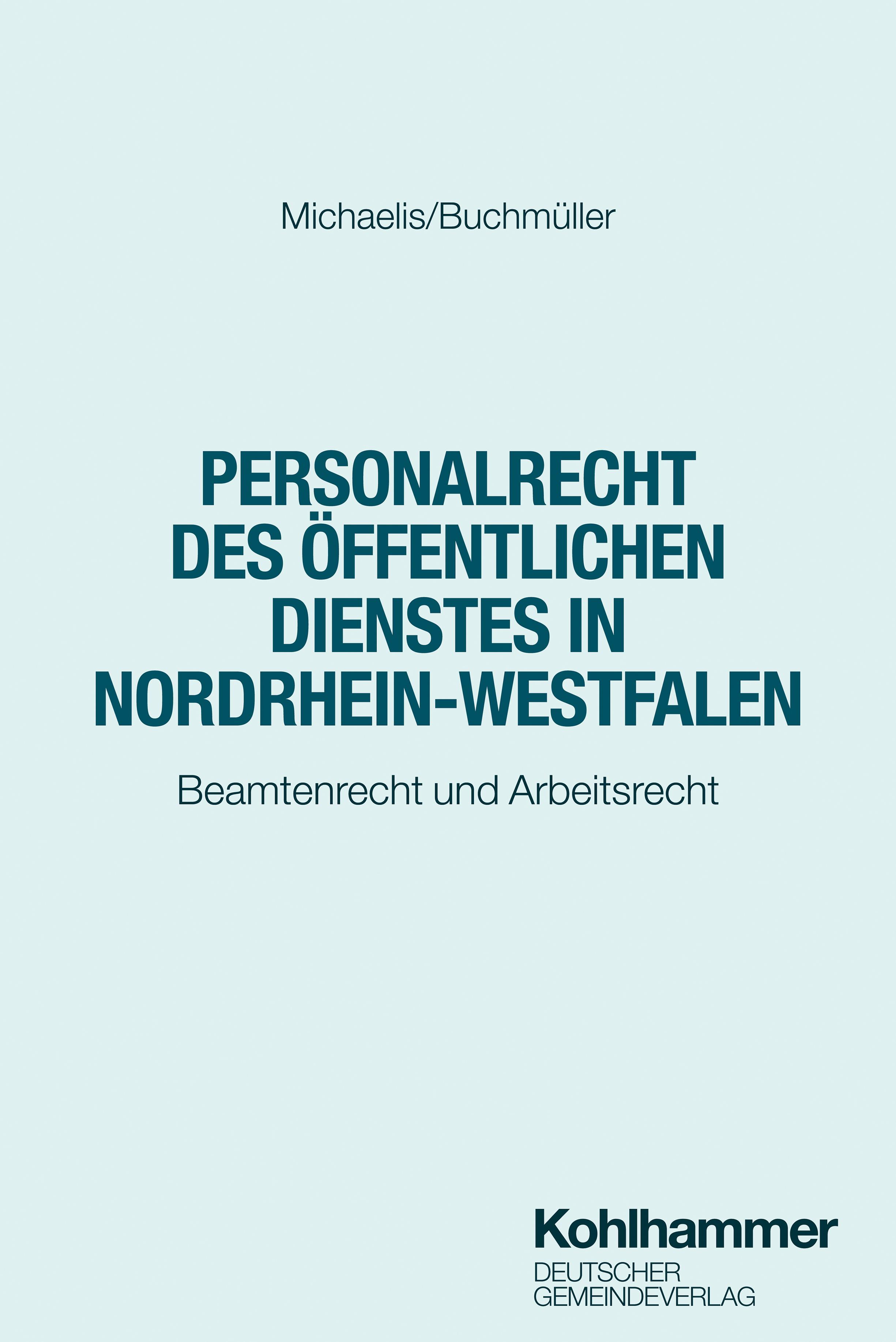 Vorderes Coverbild Personalrecht des Öffentlichen Dienstes in Nordrhein-Westfalen