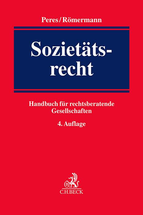 Vorderes Coverbild Sozietätsrecht