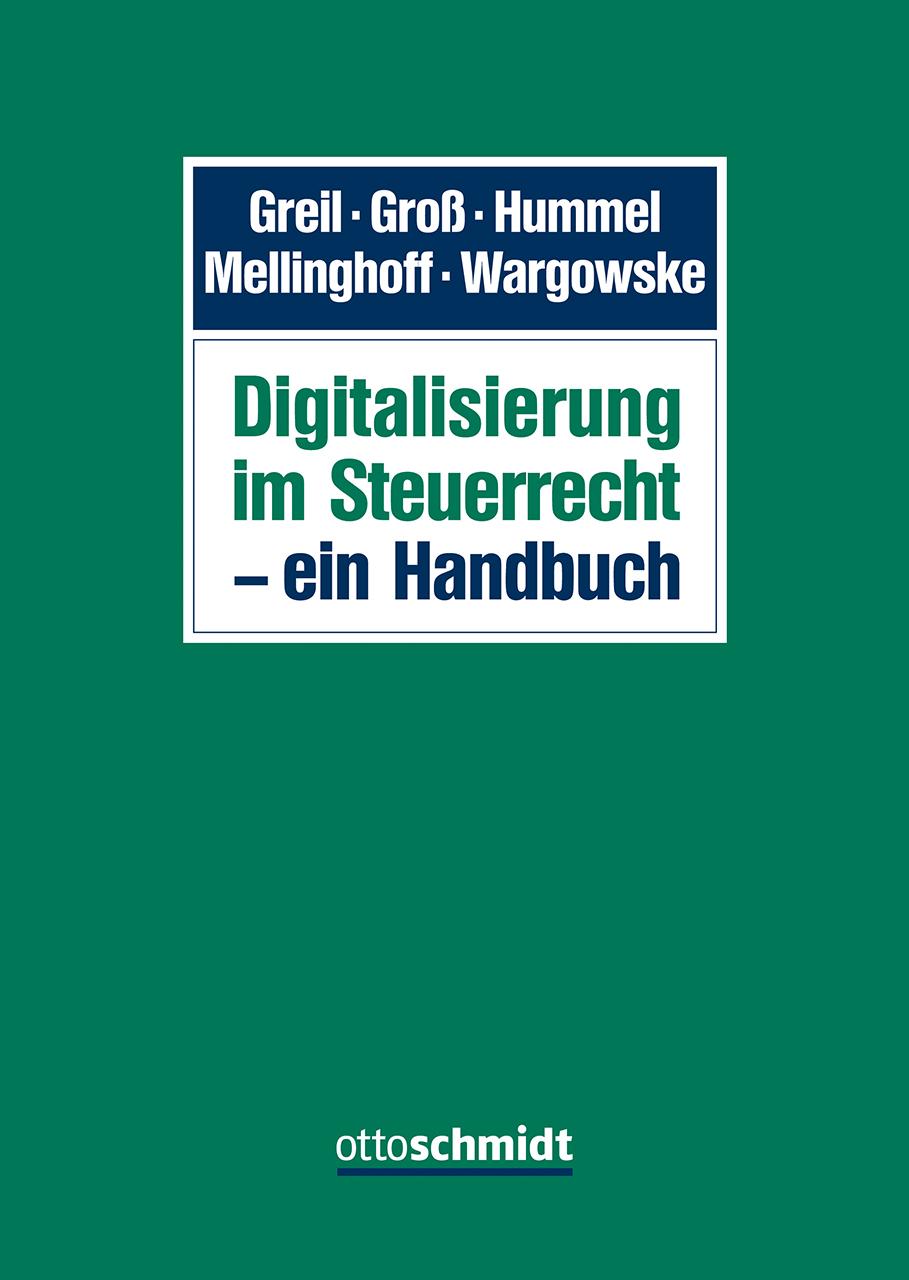 Vorderes Coverbild Digitalisierung im Steuerrecht - ein Handbuch