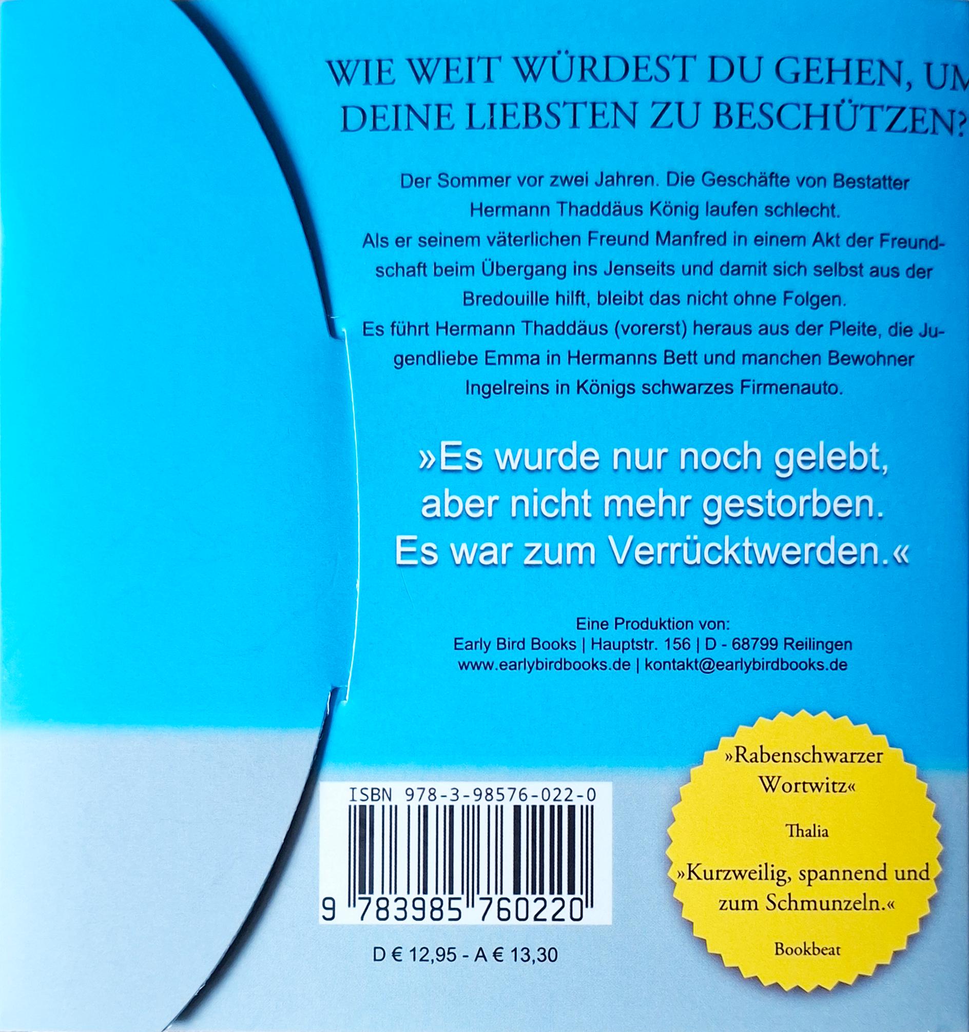 Rückseitencover Fahr nicht fort, stirb am Ort! MP3-CD