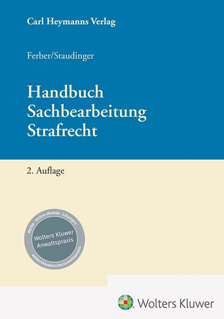 Vorderes Coverbild Handbuch Sachbearbeitung Strafrecht