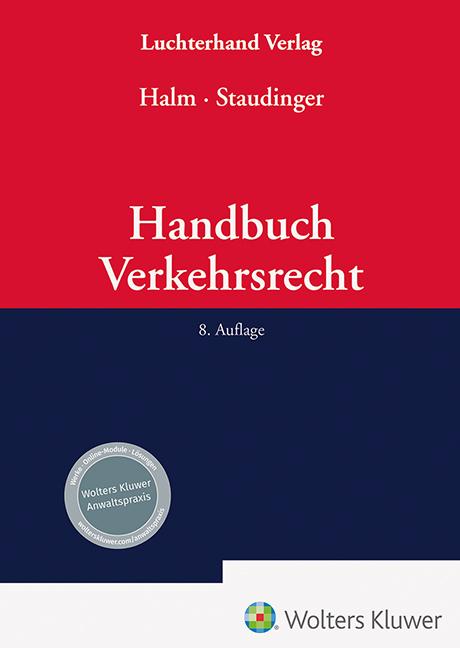 Vorderes Coverbild Handbuch Verkehrsrecht