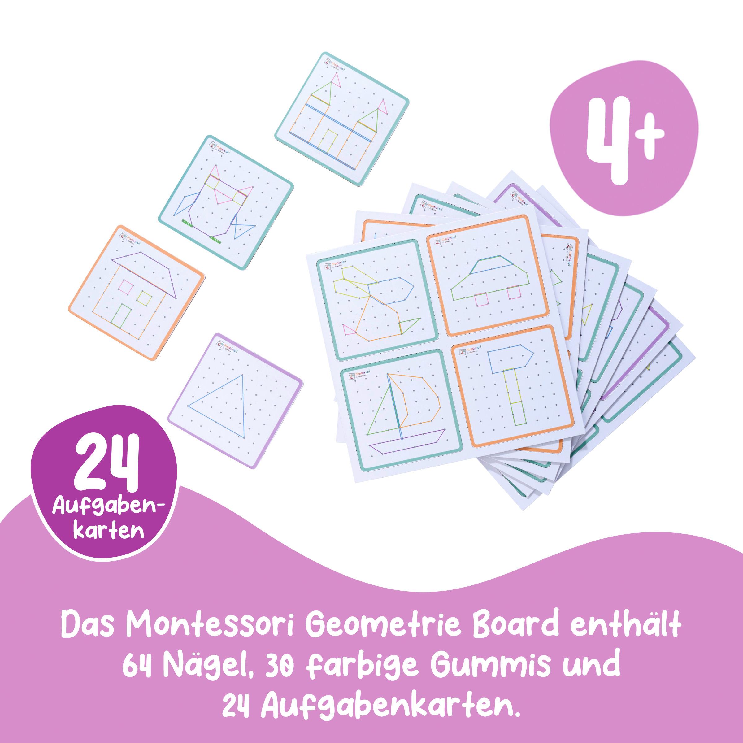 Beispielinhalt (Bild) EH Montessori Geometriebrett