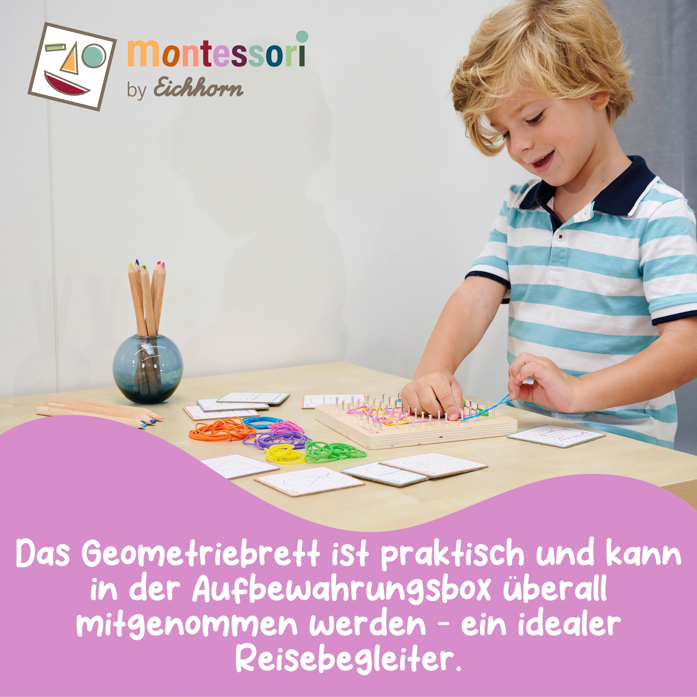 Beispielinhalt (Bild) EH Montessori Geometriebrett