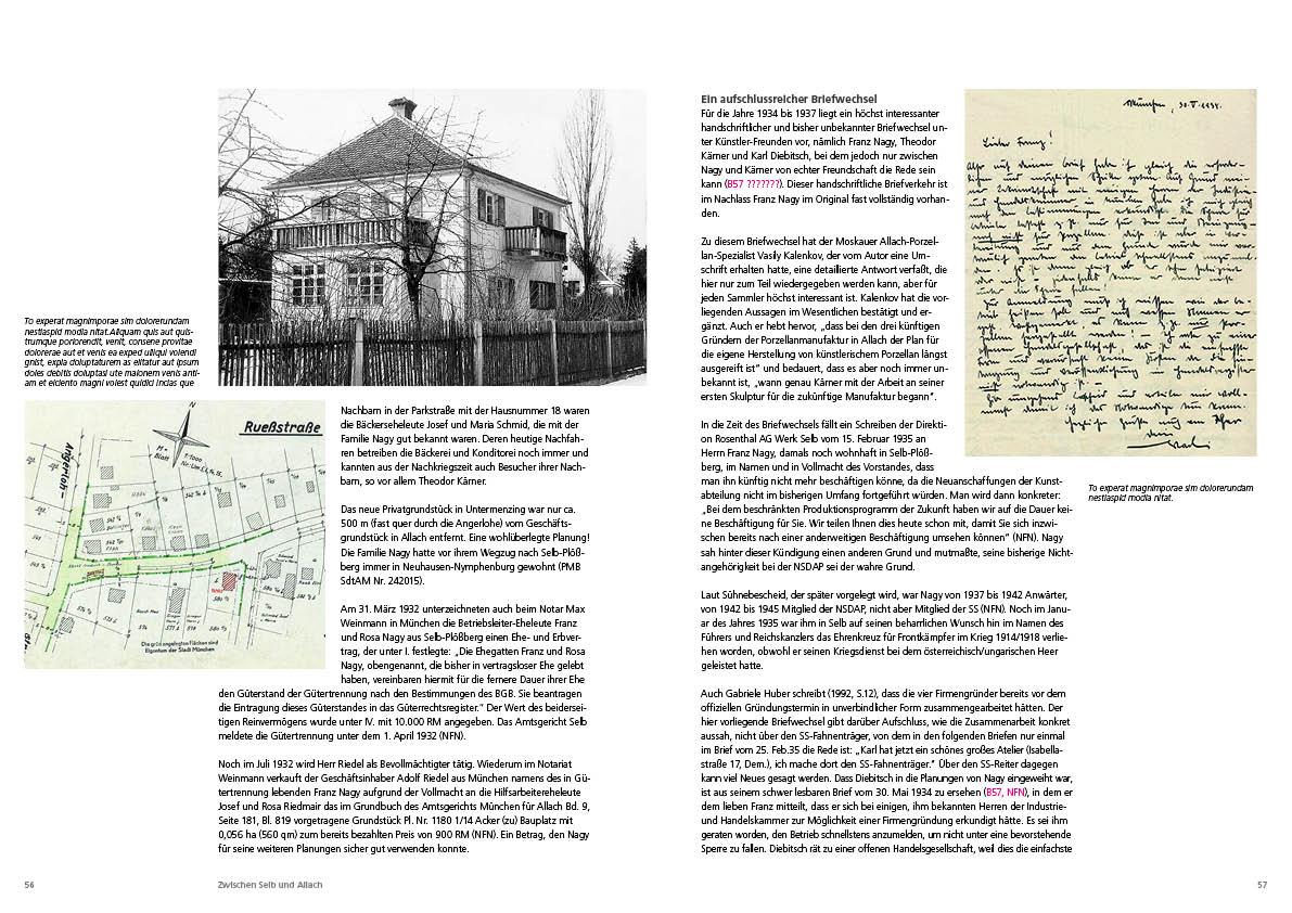 Beispielinhalt (Bild) Allacher Porzellan