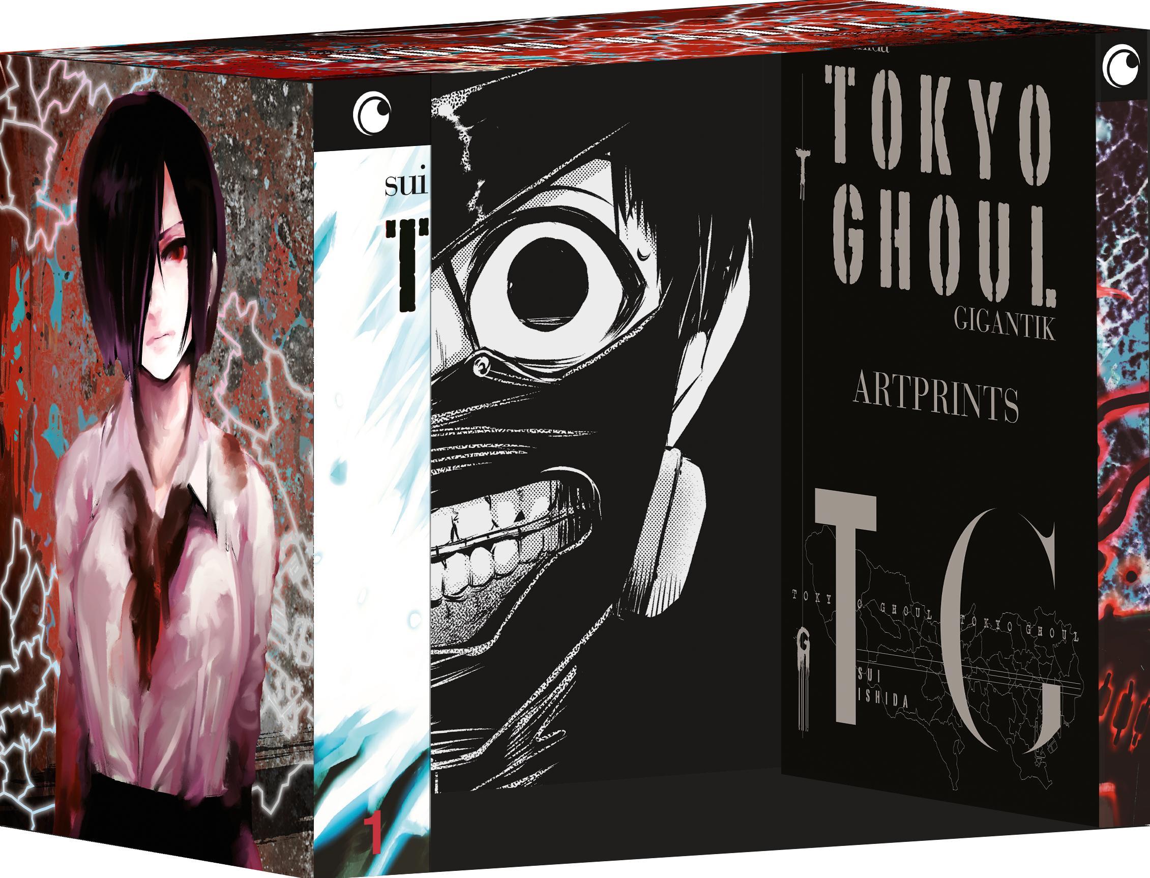 Vorderes Coverbild Tokyo Ghoul GIGANTIK - Band 1 mit Sammelschuber