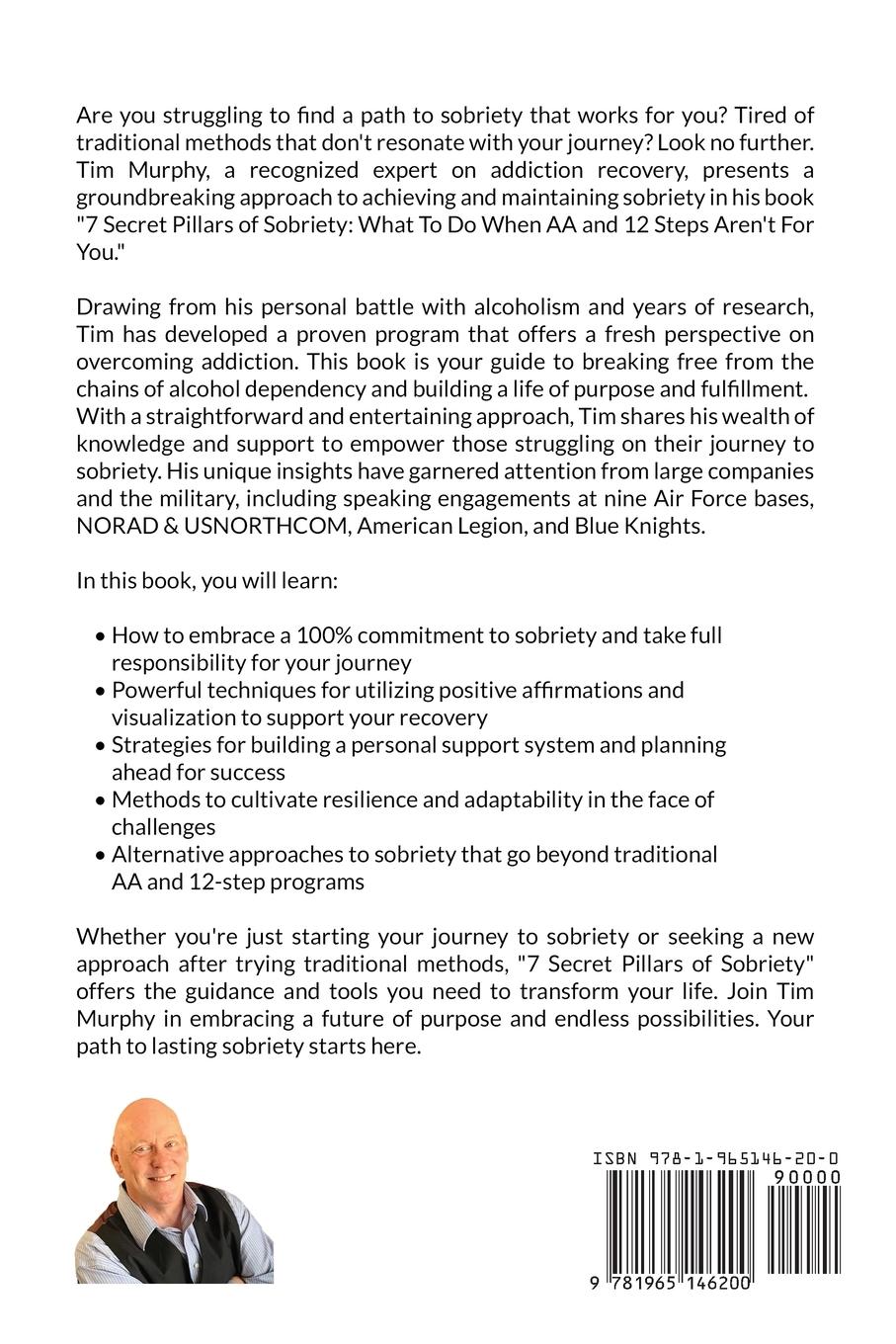 Rückseitencover 7 SECRET PILLARS OF SOBRIETY