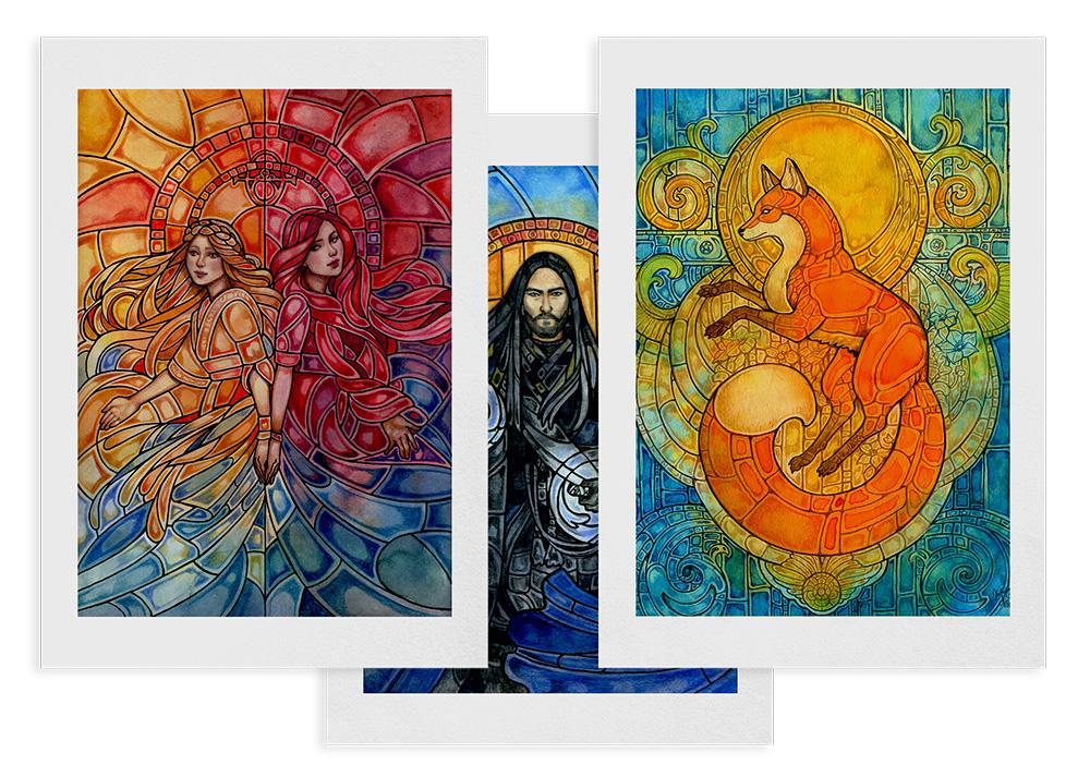 Vorderes Coverbild DSA - Mosaik der Märchen - Artprints