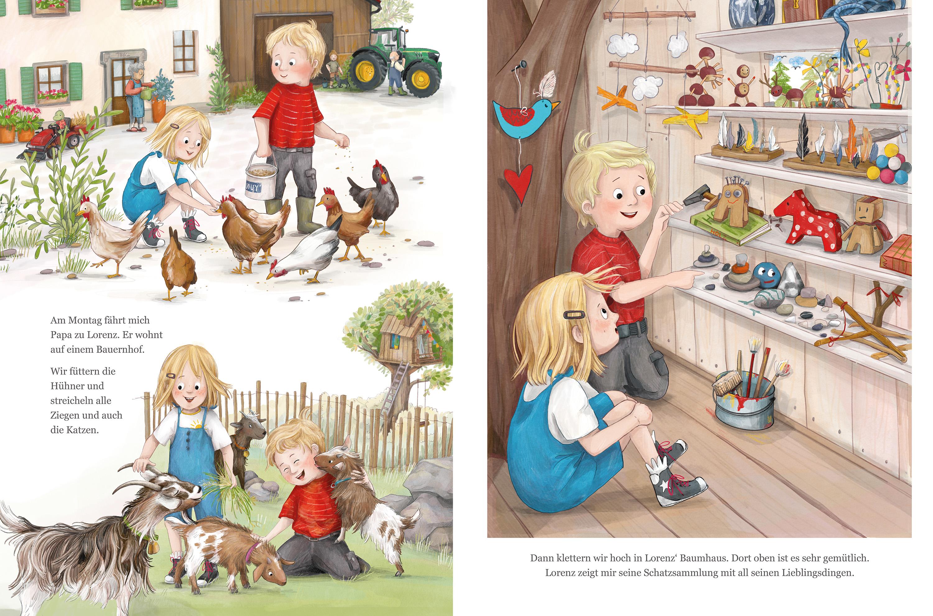 Beispielinhalt (Bild) Minas Freunde-finde-Plan - In jedem leuchtet eine Sonne