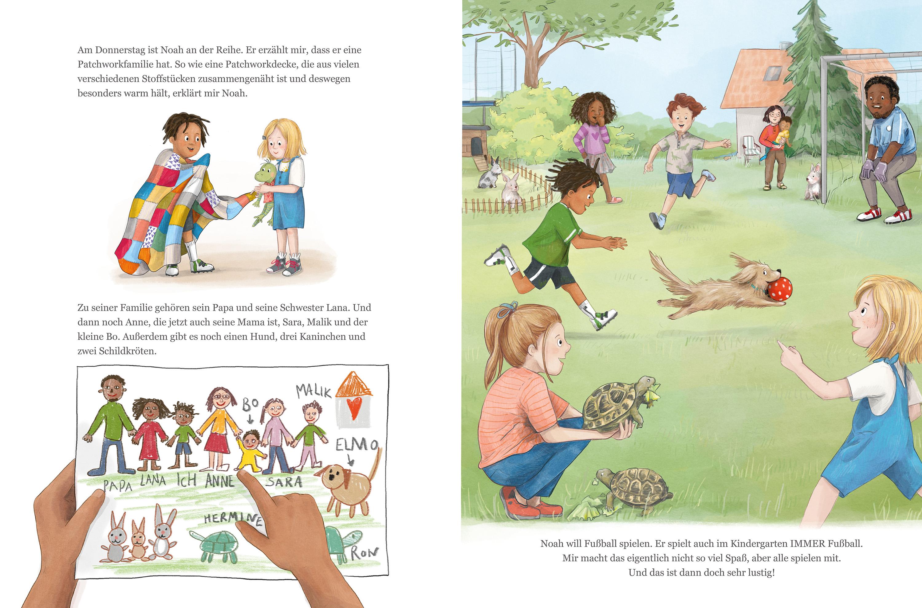 Beispielinhalt (Bild) Minas Freunde-finde-Plan - In jedem leuchtet eine Sonne