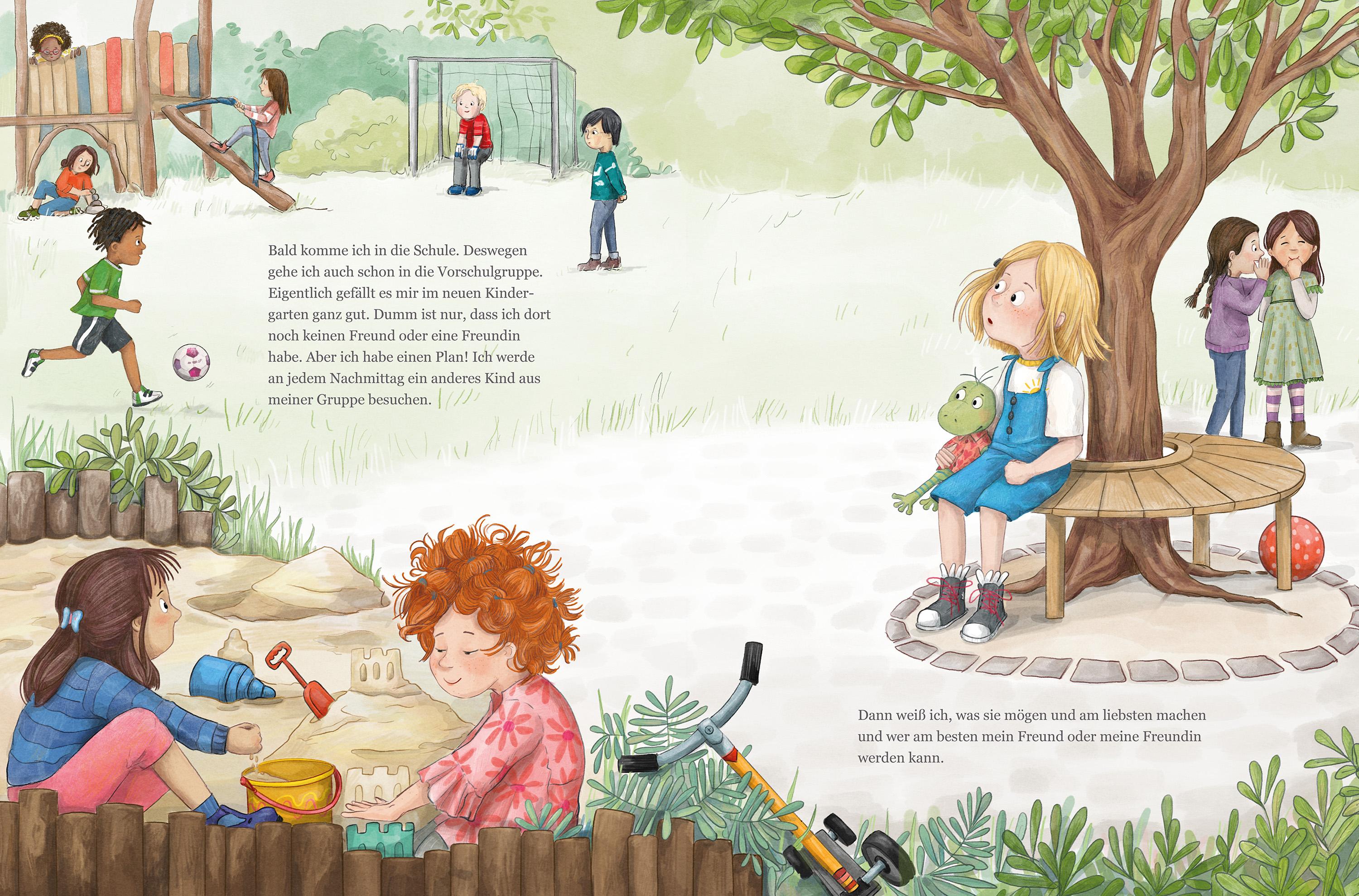 Beispielinhalt (Bild) Minas Freunde-finde-Plan - In jedem leuchtet eine Sonne