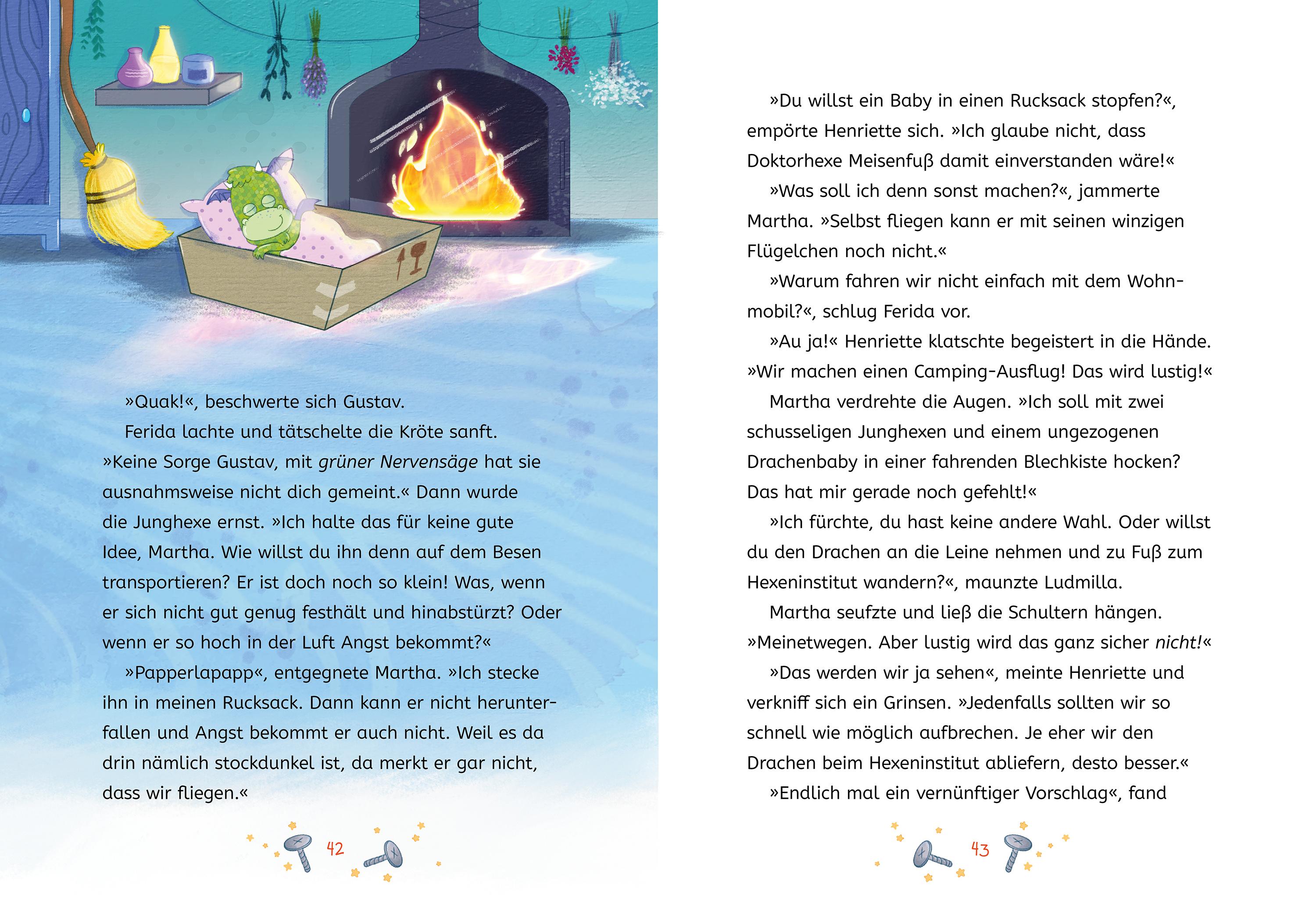 Beispielinhalt (Bild) Henriette Huckepack - Ene, mene, Haferbrei, wer schlüpft da aus dem Frühstücksei?