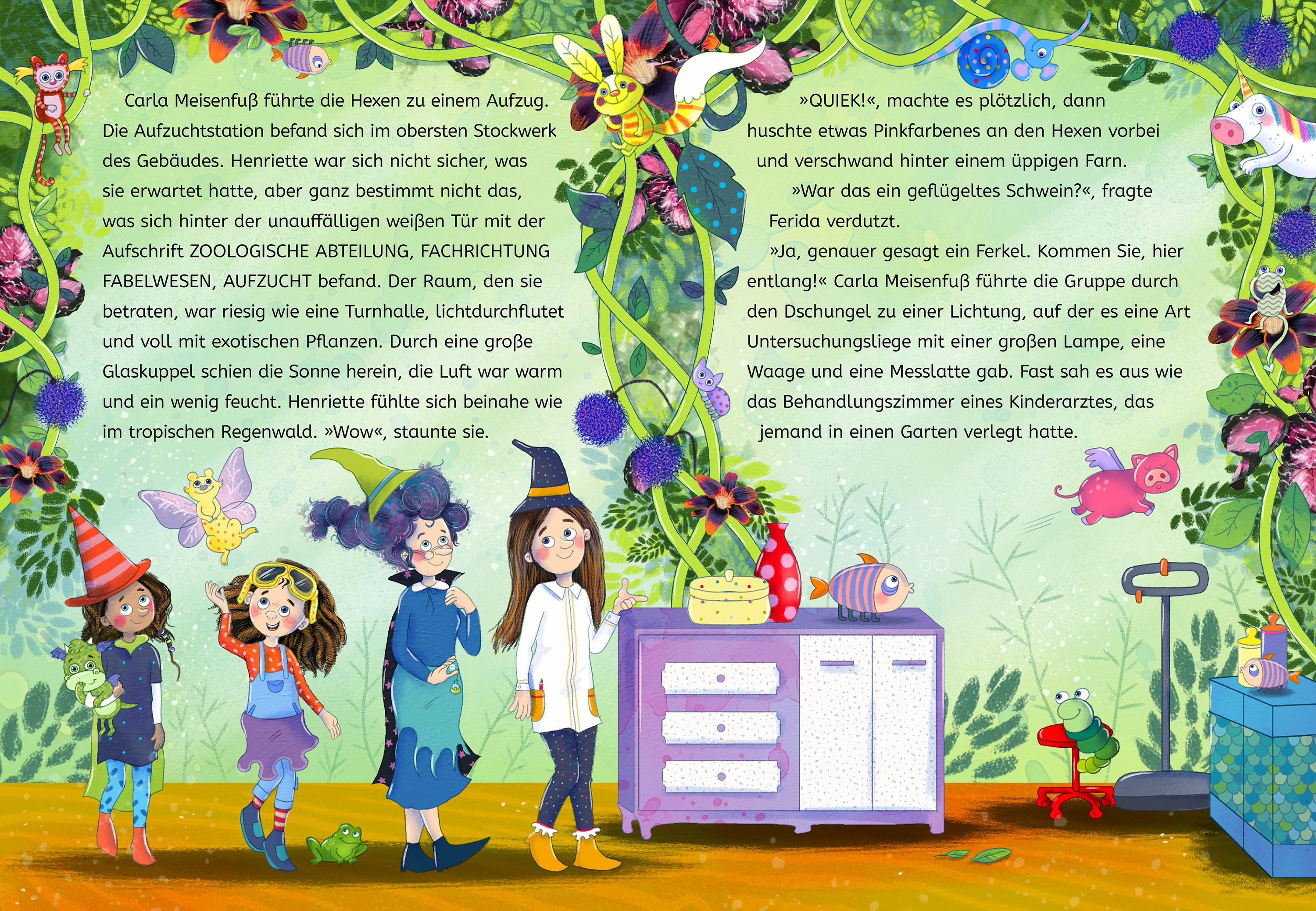 Beispielinhalt (Bild) Henriette Huckepack - Ene, mene, Haferbrei, wer schlüpft da aus dem Frühstücksei?