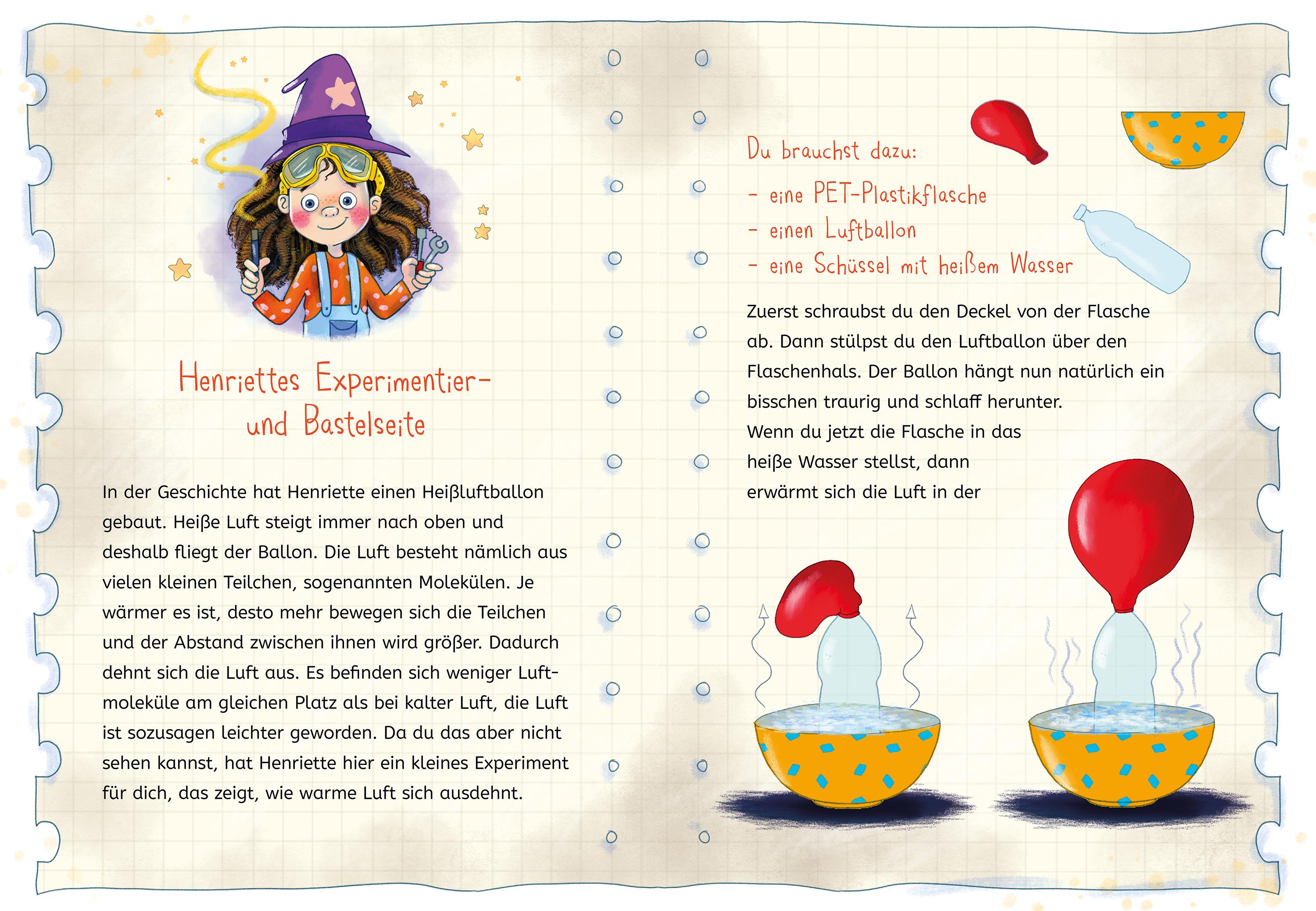 Beispielinhalt (Bild) Henriette Huckepack - Ene, mene, Haferbrei, wer schlüpft da aus dem Frühstücksei?