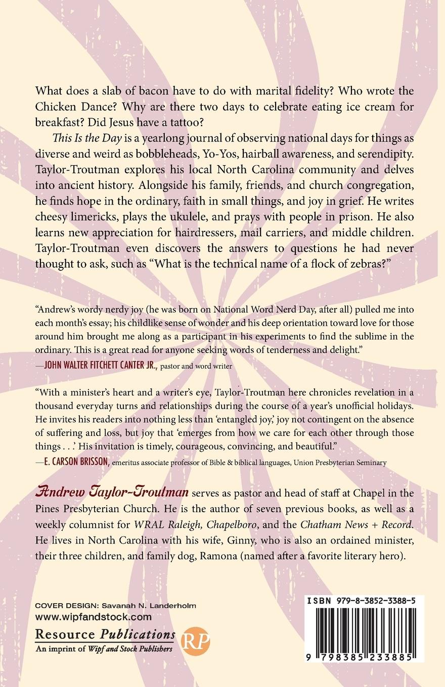 Rückseitencover This IS the Day