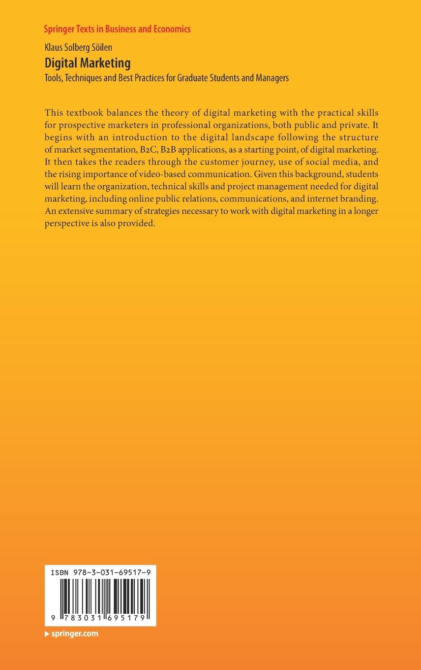 Rückseitencover Digital Marketing
