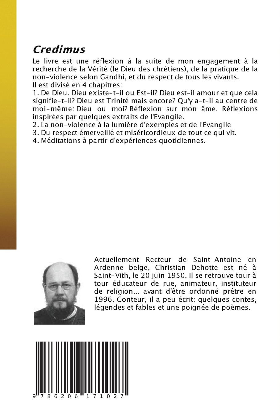 Rückseitencover Credimus