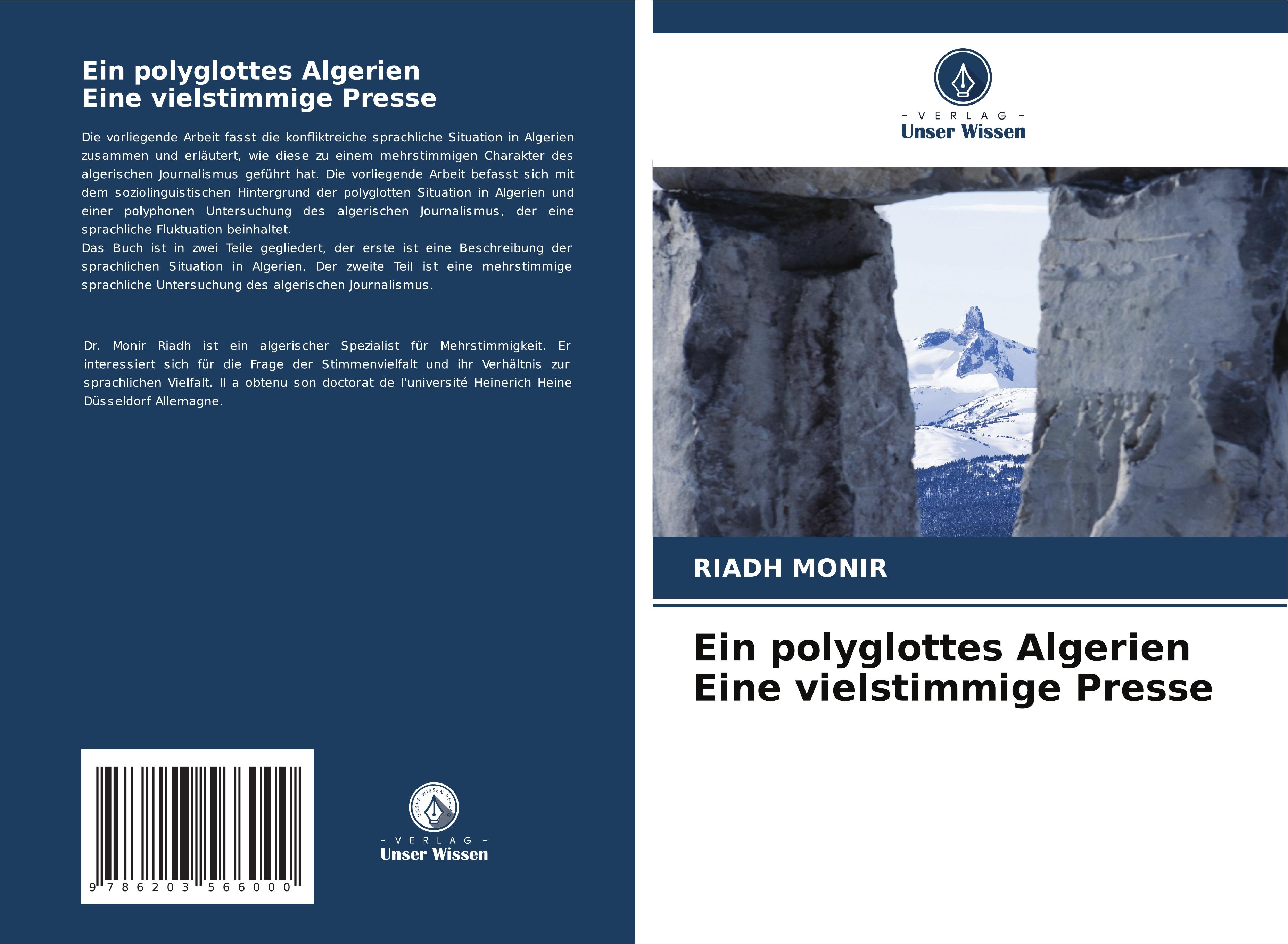 Vorderes Coverbild Ein polyglottes Algerien Eine vielstimmige Presse