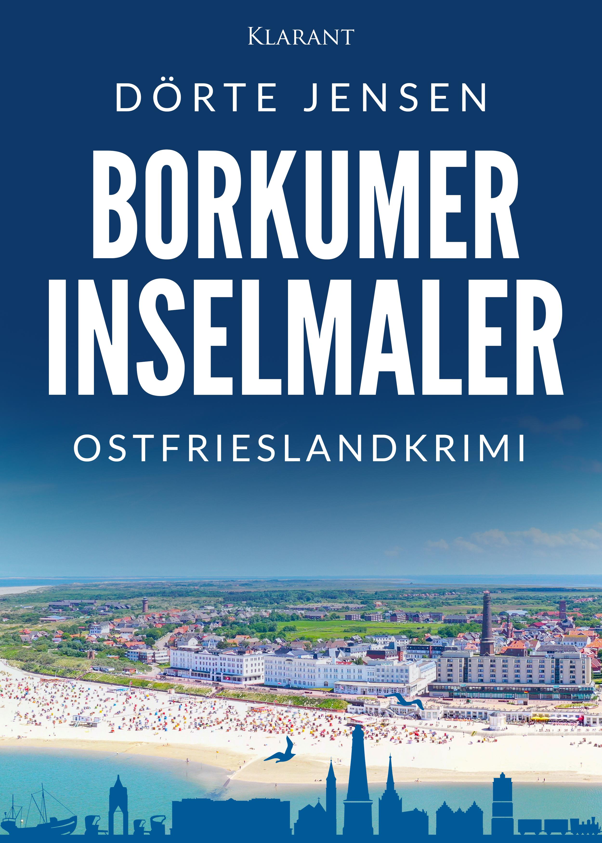 Vorderes Coverbild Borkumer Inselmaler. Ostfrieslandkrimi