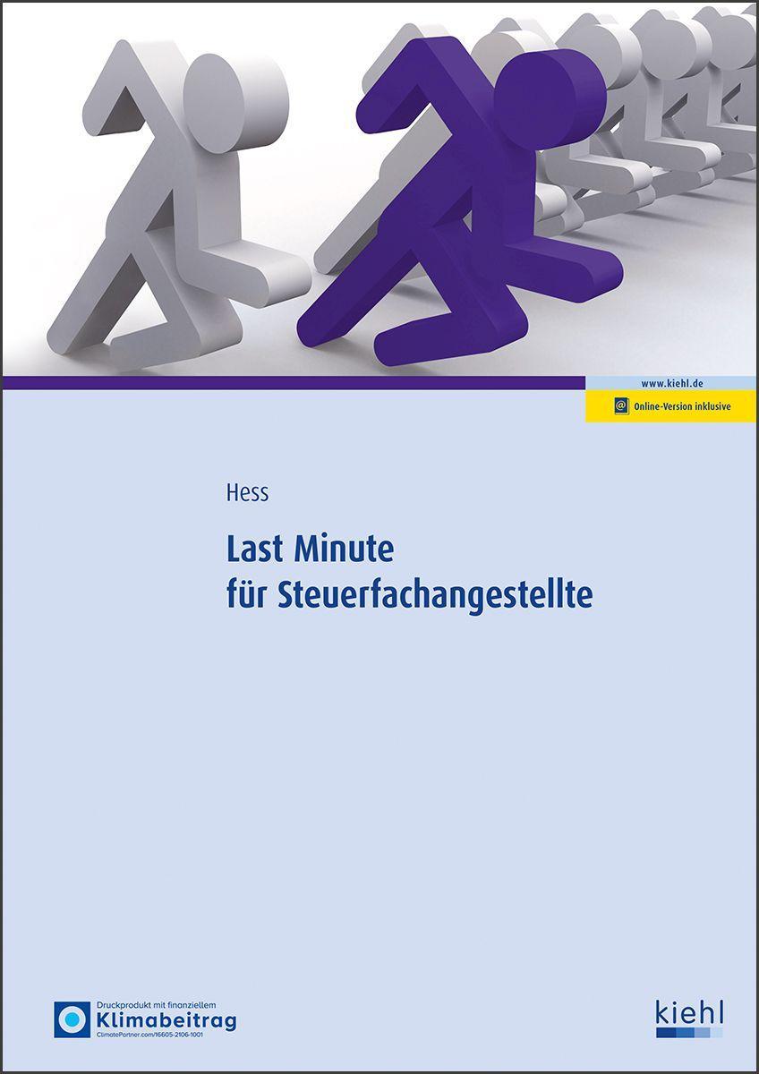 Vorderes Coverbild Last Minute für Steuerfachangestellte