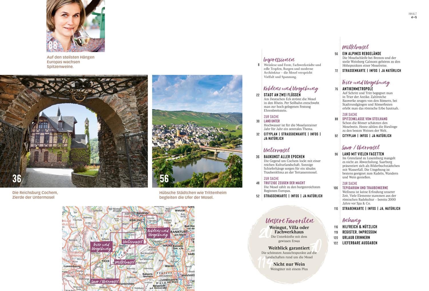 Beispielinhalt (Bild) DUMONT Bildatlas Mosel