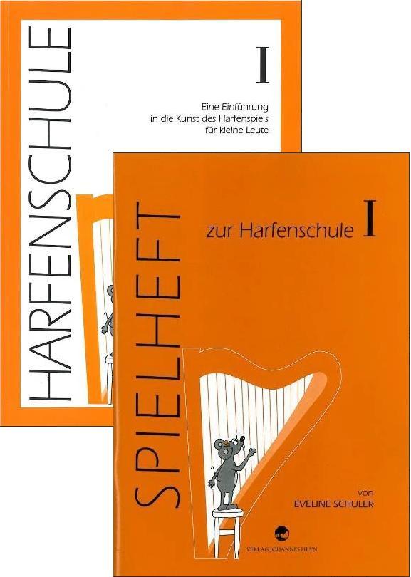 Vorderes Coverbild Harfenschule. Eine Einführung in die Kunst des Harfenspiels für kleine Leute / Harfenschule. Eine Einführung in die Kunst des Harfenspiels für kleine Leute + Spielheft