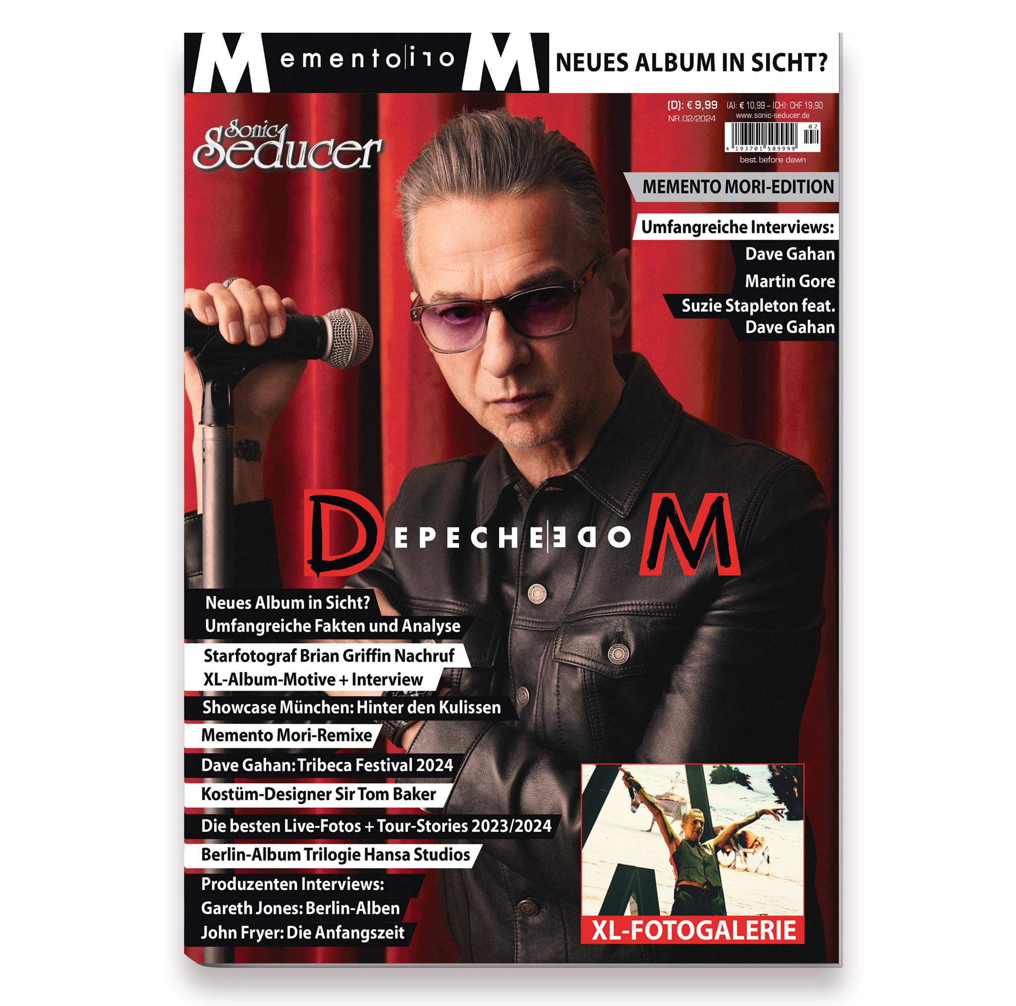 Vorderes Coverbild Depeche Mode Memento Mori Edition 2024 Limited 999 Exemplare Sonic Seducer