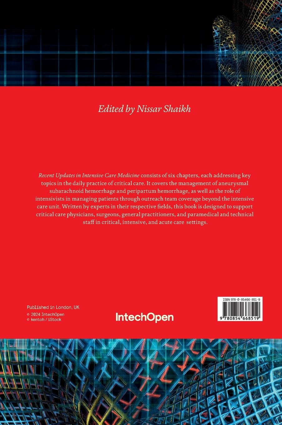 Rückseitencover Recent Updates in Intensive Care Medicine