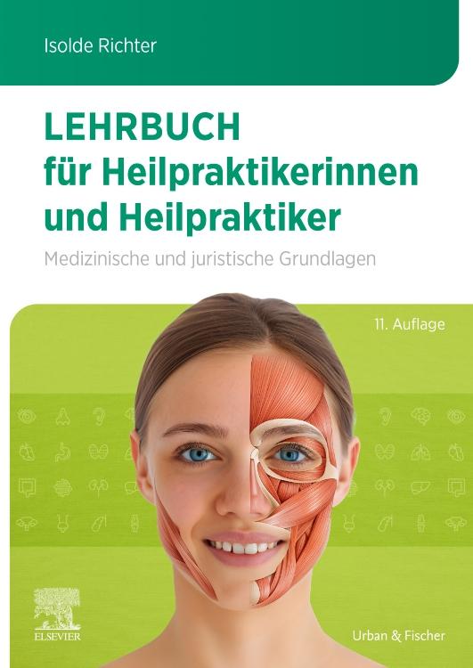Vorderes Coverbild Lehrbuch für Heilpraktikerinnen und Heilpraktiker