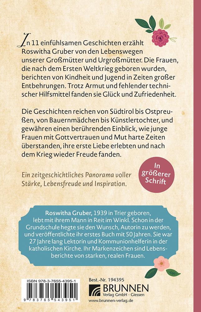 Rückseitencover Großmütter erinnern sich