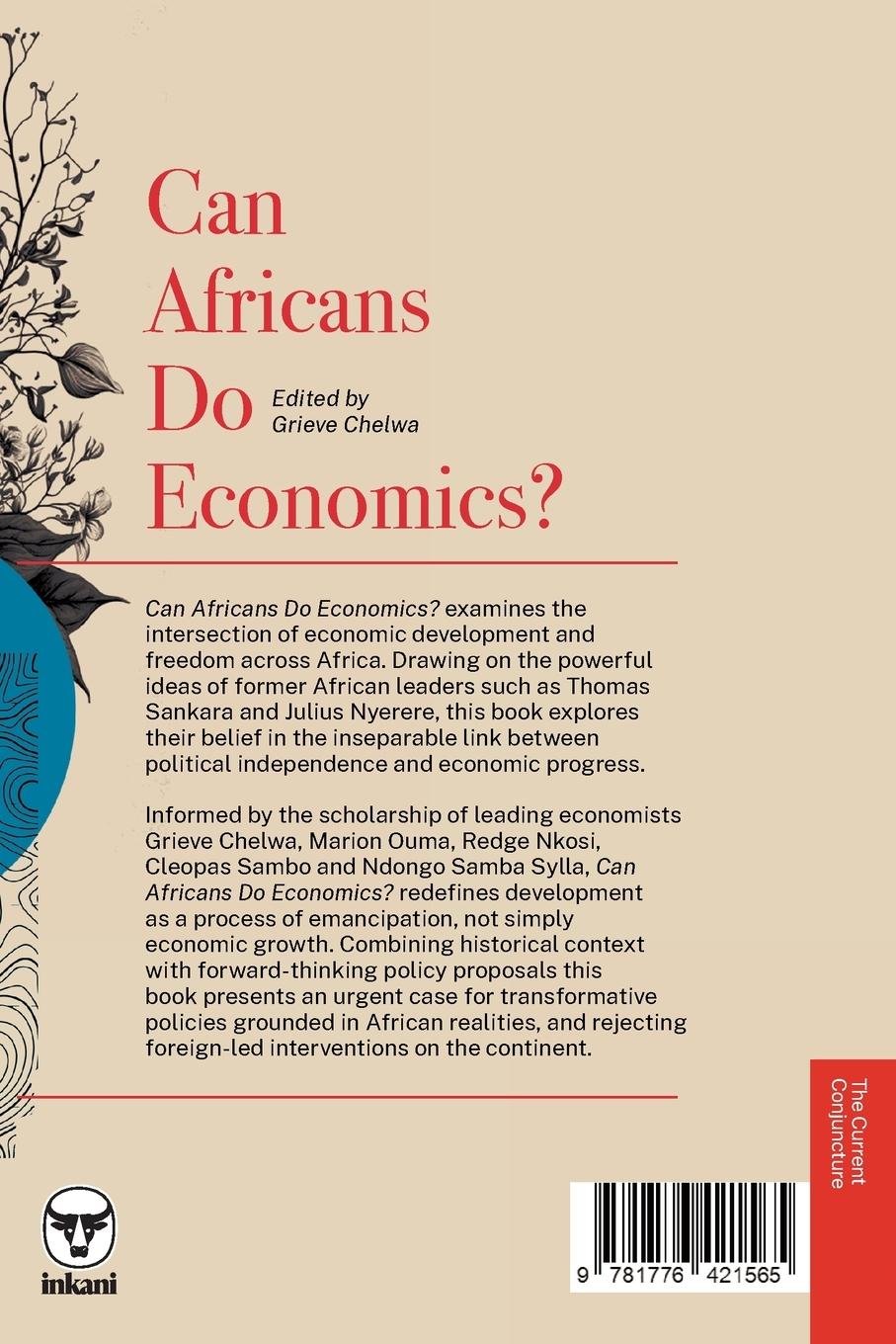 Rückseitencover Can Africans Do Economics?