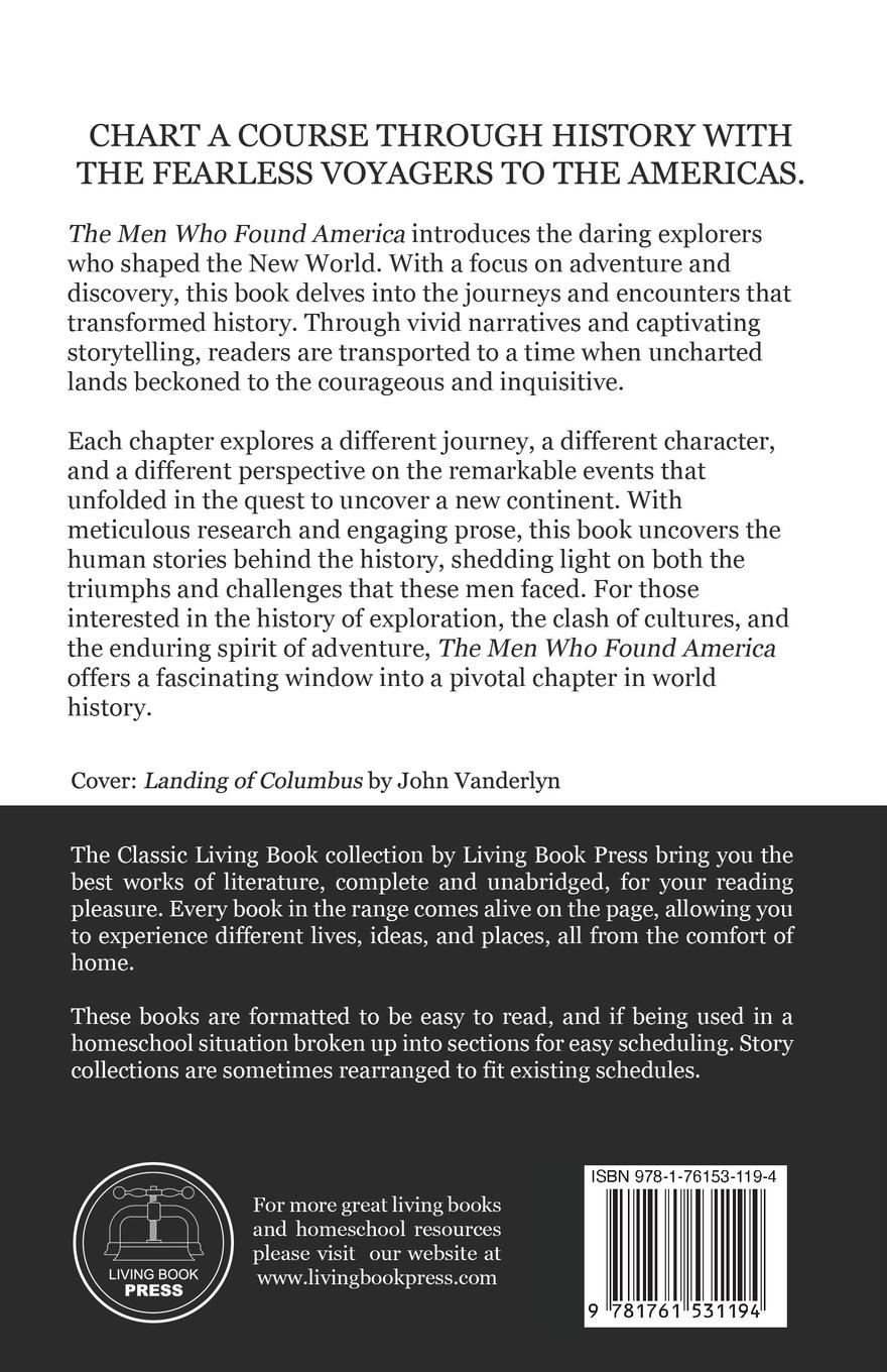 Rückseitencover The Men Who Found America