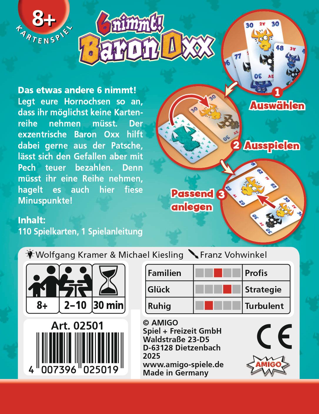 Beispielinhalt (Bild) 6 nimmt! Baron Oxx