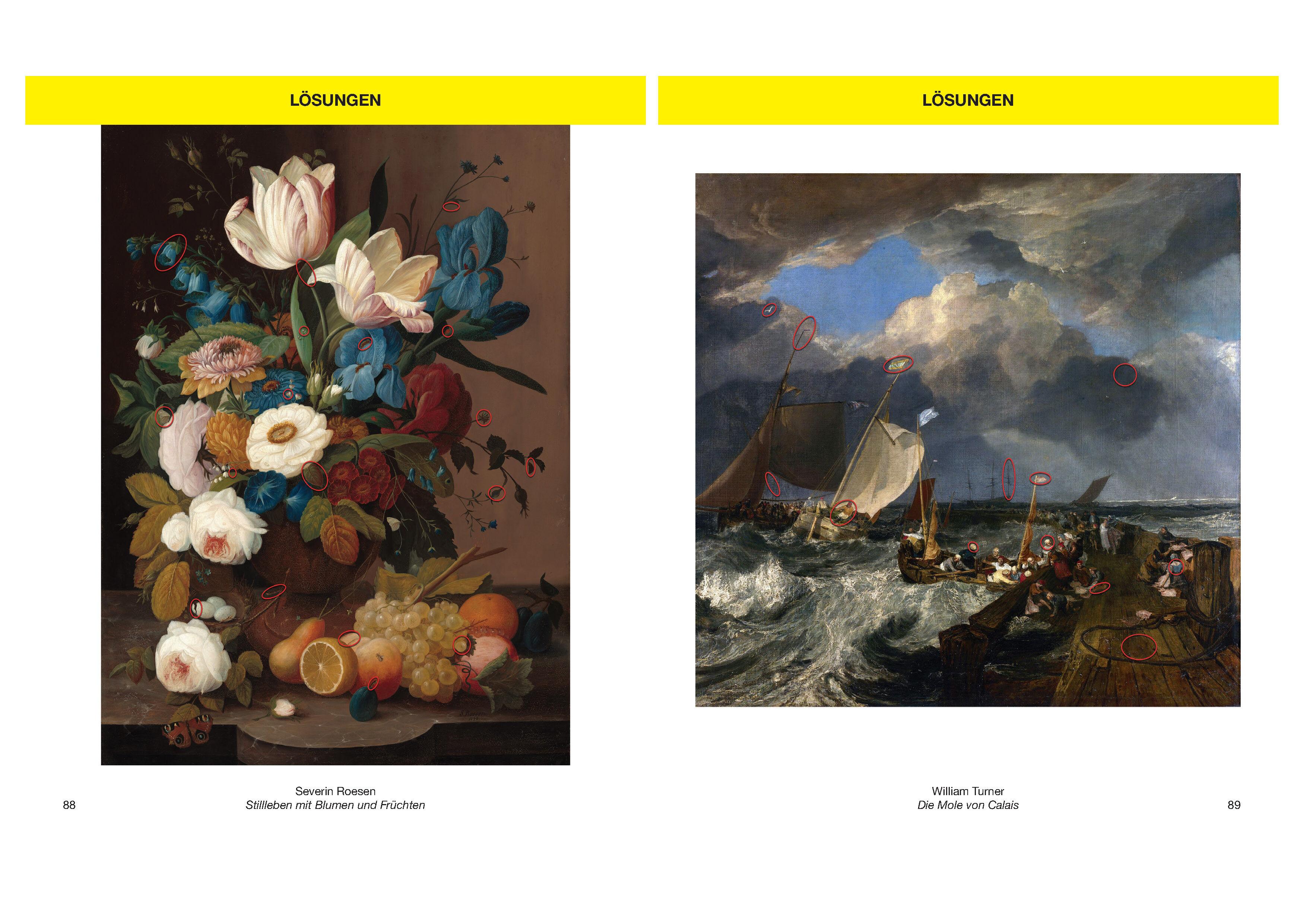 Beispielinhalt (Bild) Finde den Fehler - Berühmte Künstler - Bilderrätsel mit 30 weltbekannten Gemälden