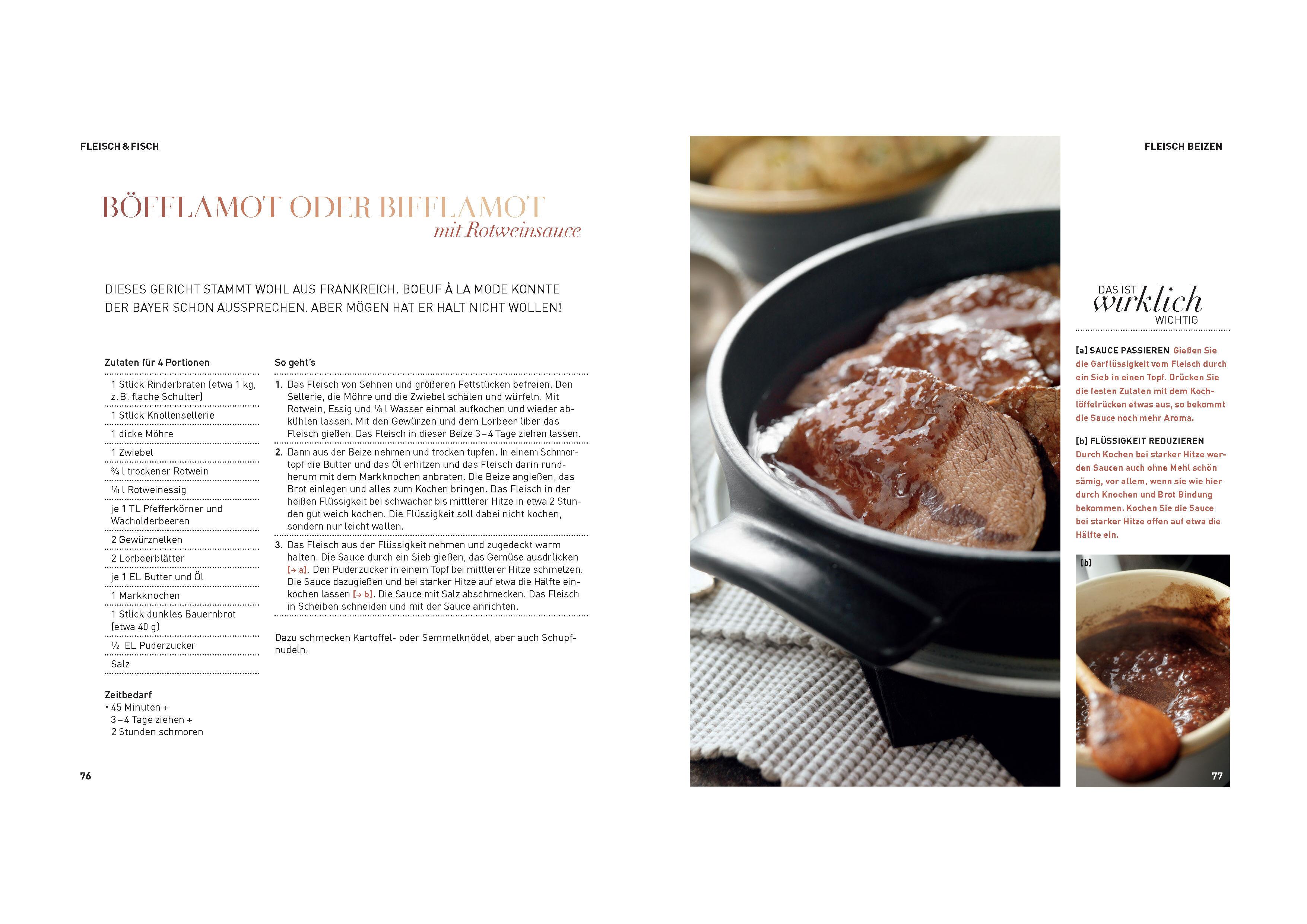 Beispielinhalt (Bild) Die bayerische Küche