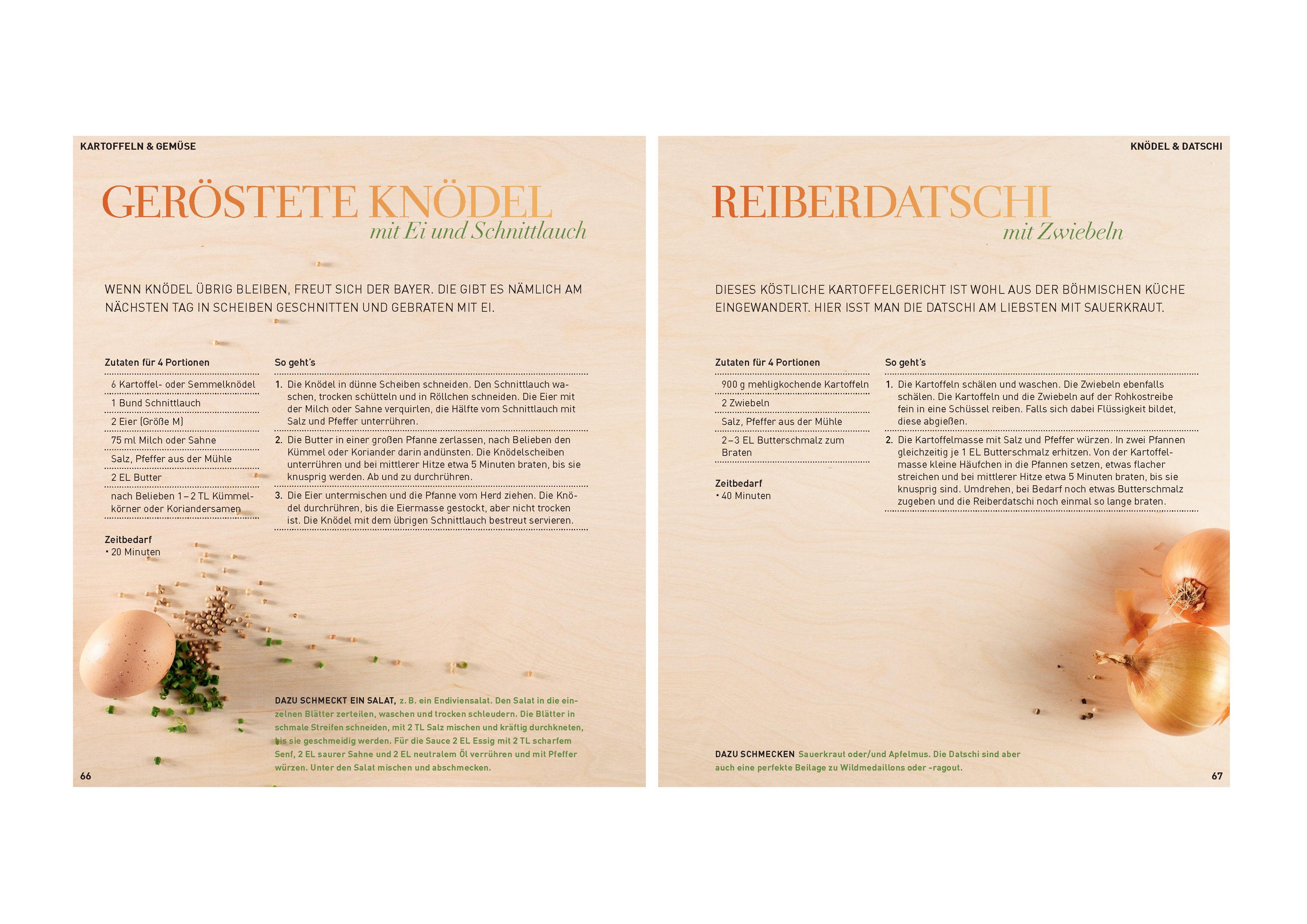 Beispielinhalt (Bild) Die bayerische Küche