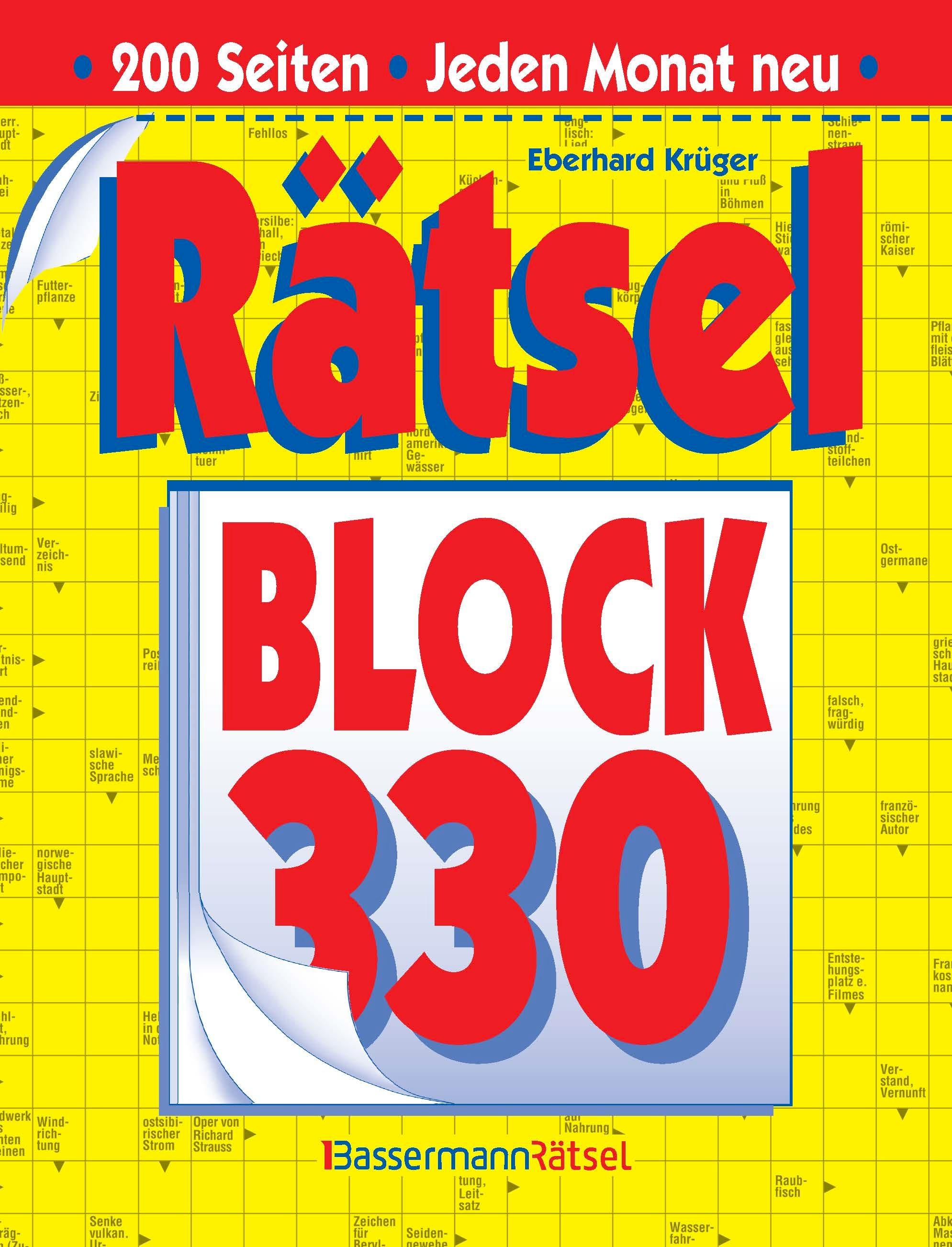 Vorderes Coverbild Rätselblock 330 (5 Exemplare à 2,99 EUR)