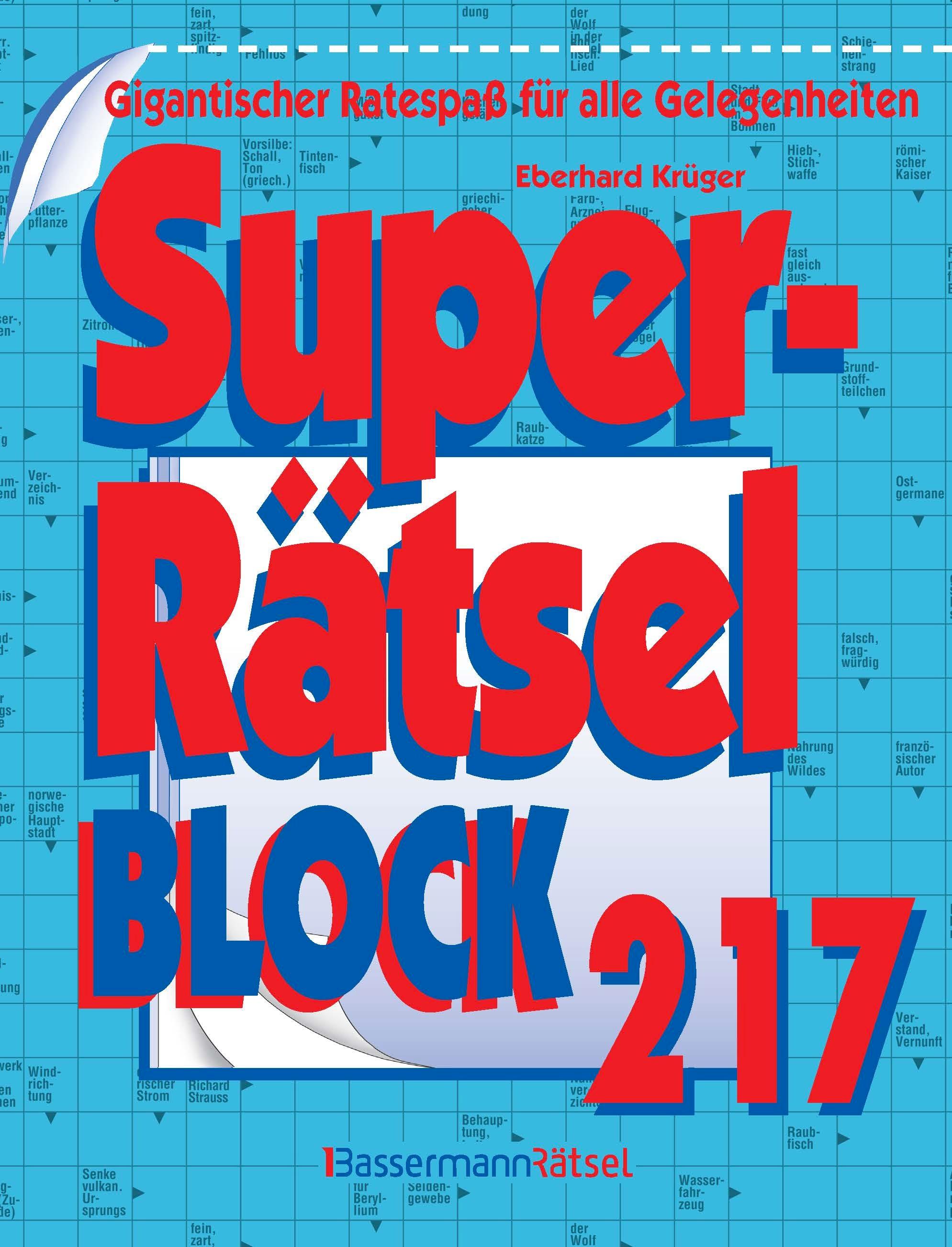 Vorderes Coverbild Superrätselblock 217 (5 Exemplare à 4,99 EUR)