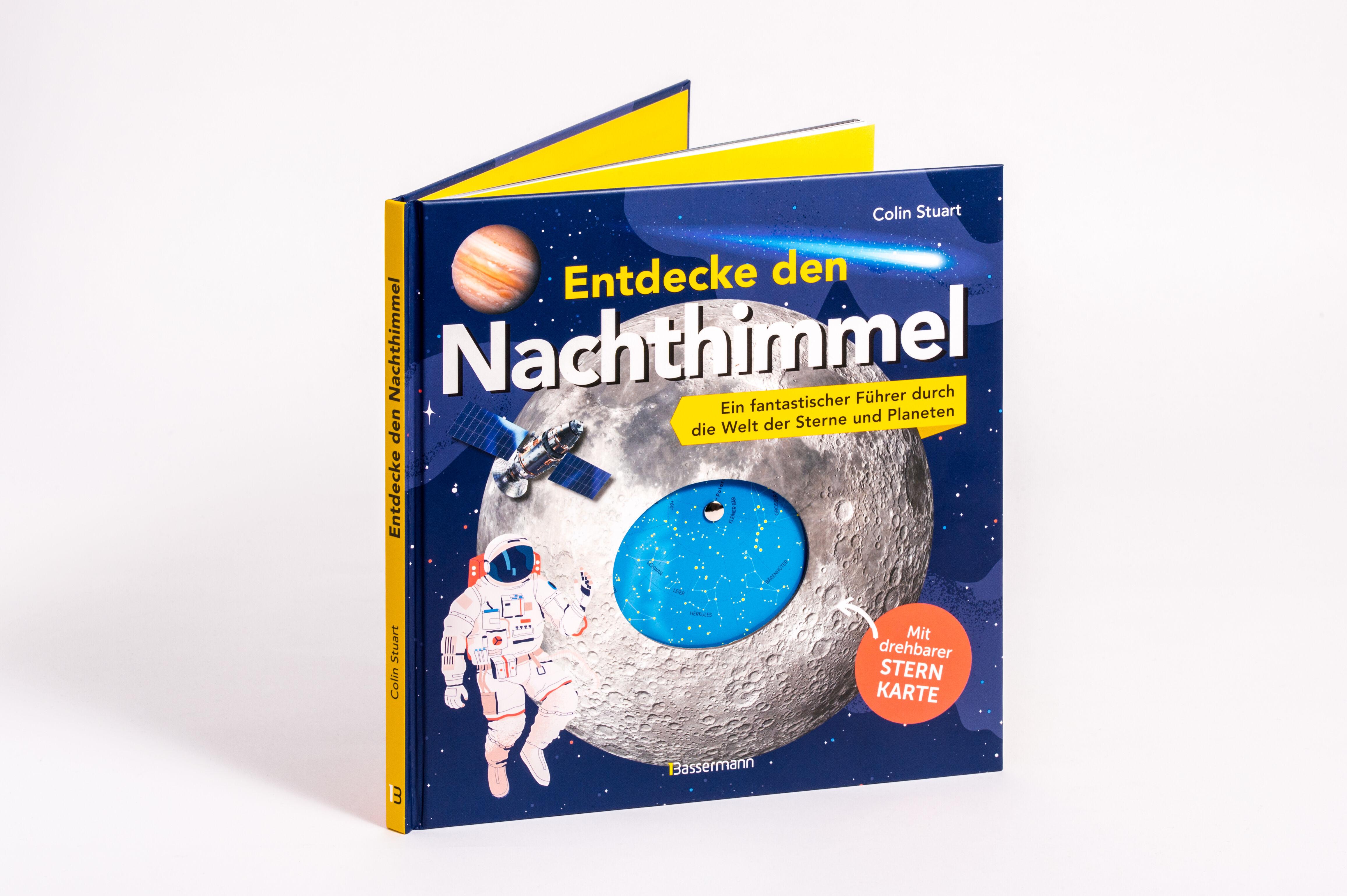 Beispielinhalt (Bild) Entdecke den Nachthimmel! Mit drehbarer Sternkarte. Sternbilder erkennen, Planeten und Galaxien erforschen