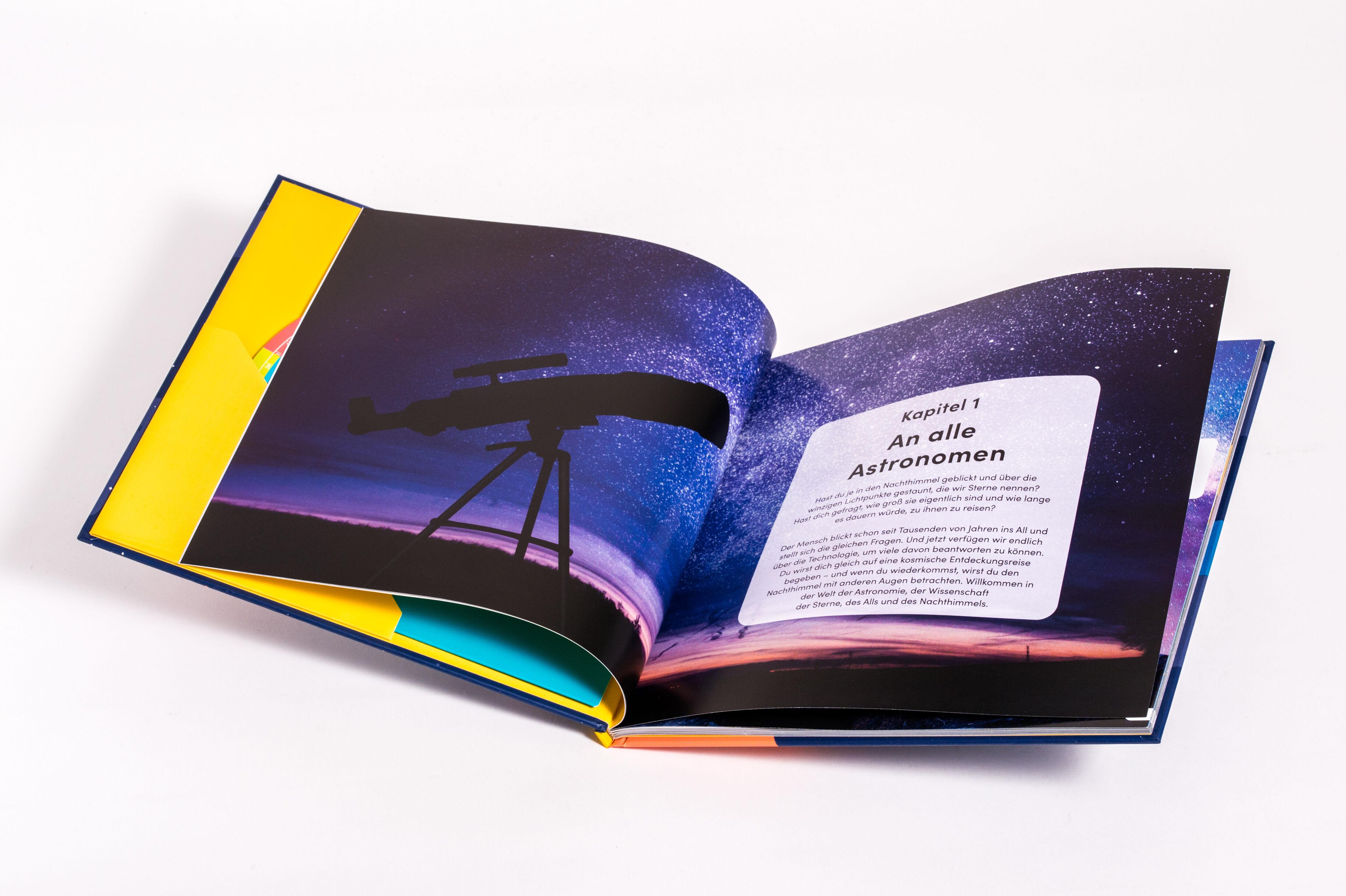 Beispielinhalt (Bild) Entdecke den Nachthimmel! Mit drehbarer Sternkarte. Sternbilder erkennen, Planeten und Galaxien erforschen