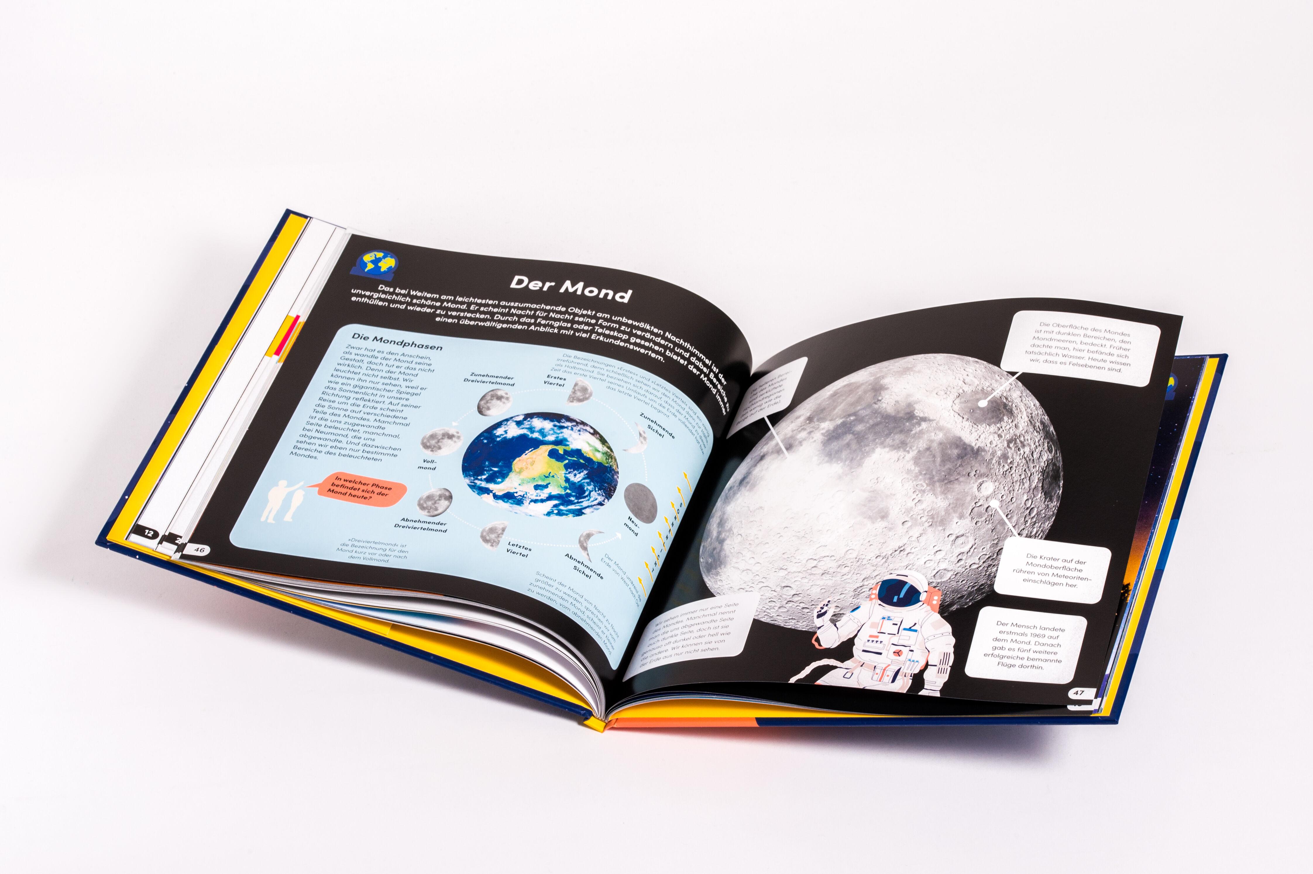 Beispielinhalt (Bild) Entdecke den Nachthimmel! Mit drehbarer Sternkarte. Sternbilder erkennen, Planeten und Galaxien erforschen