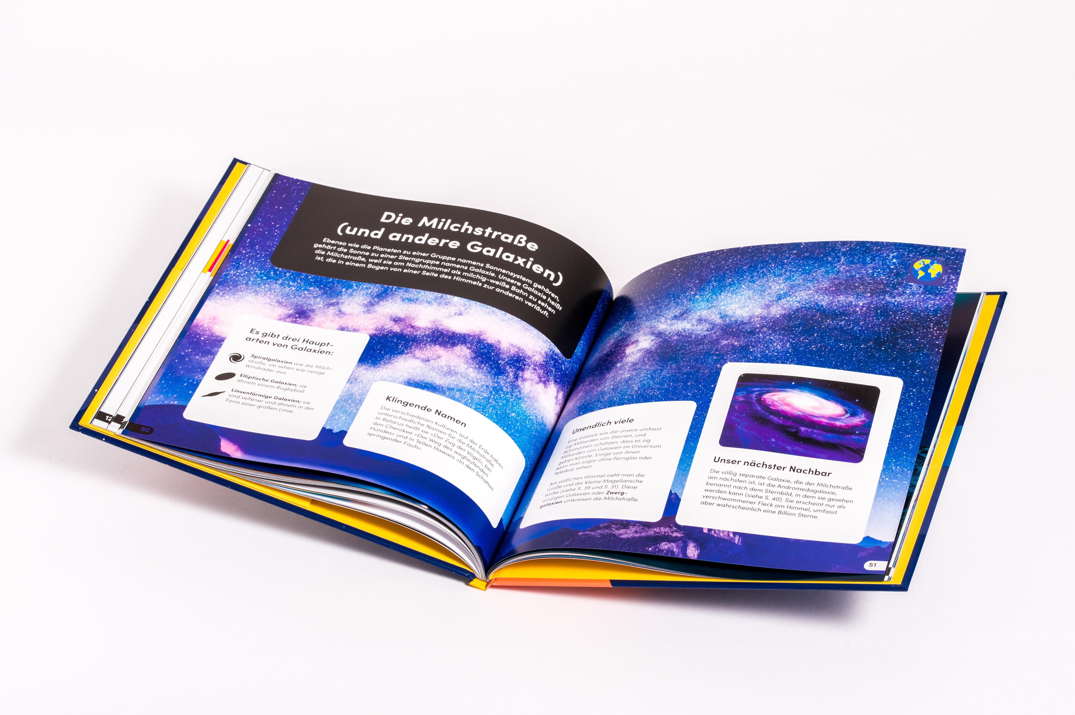 Beispielinhalt (Bild) Entdecke den Nachthimmel! Mit drehbarer Sternkarte. Sternbilder erkennen, Planeten und Galaxien erforschen