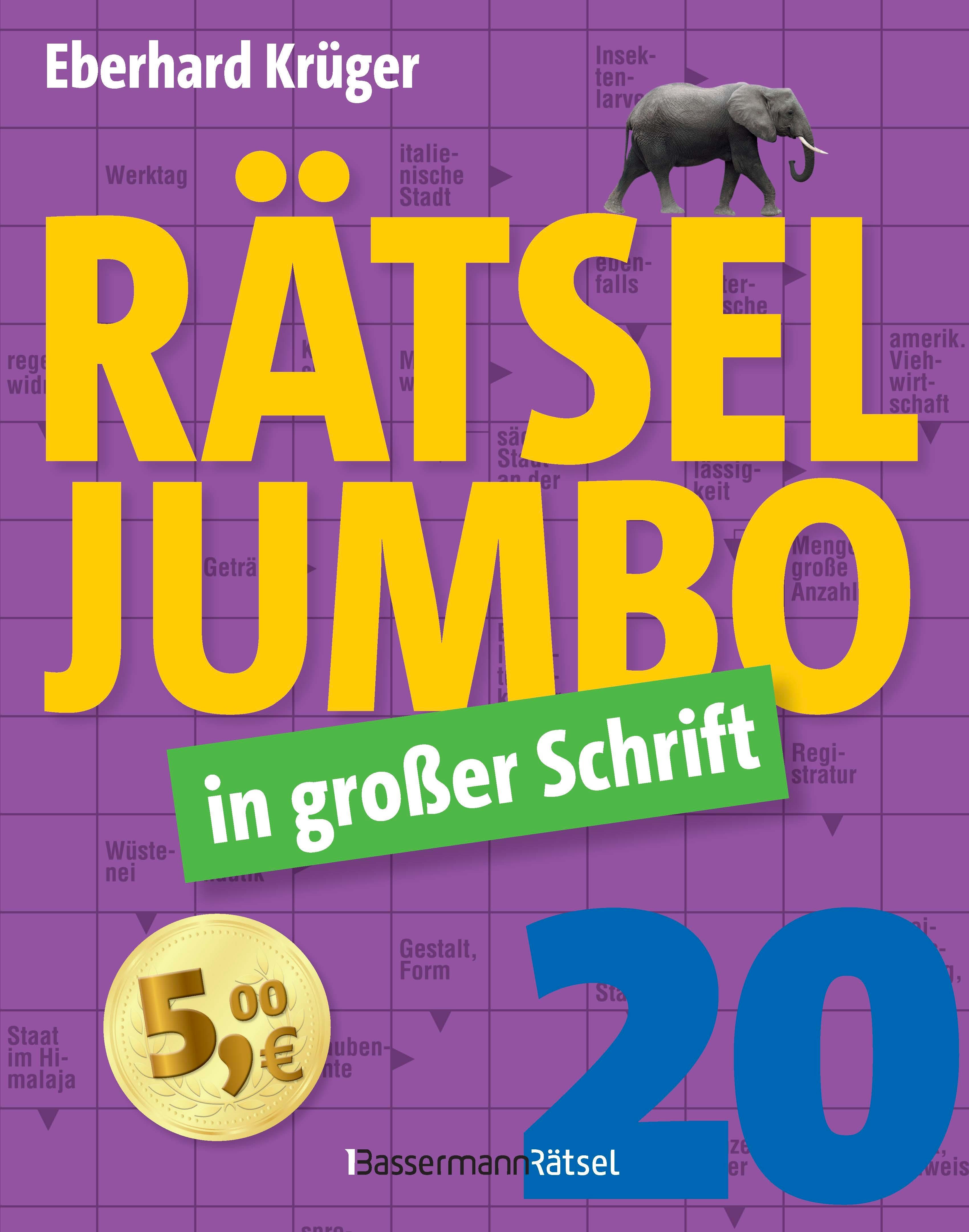 Vorderes Coverbild Rätseljumbo in großer Schrift 20