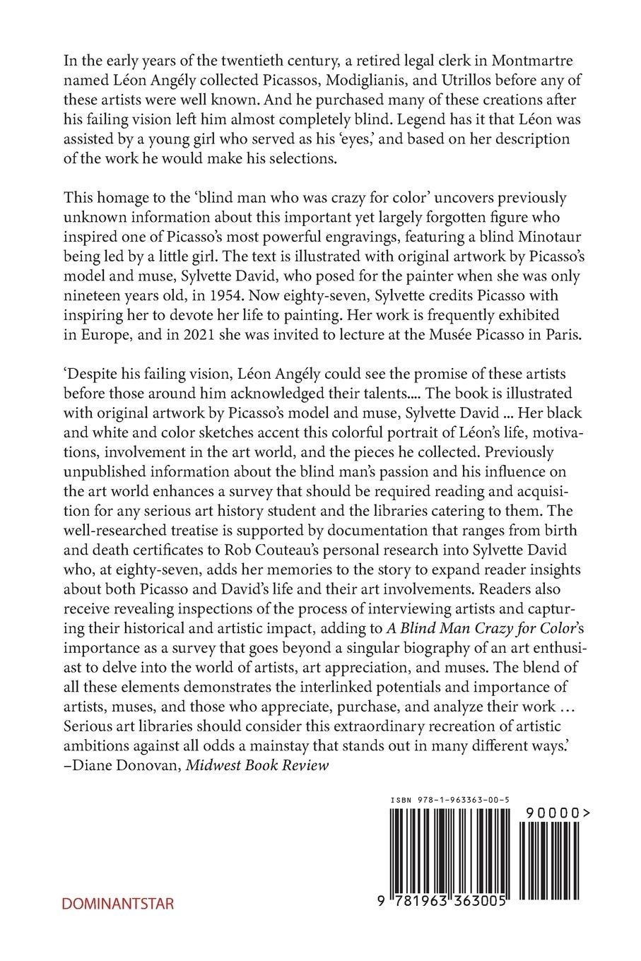 Rückseitencover Picasso, Modigliani, and a Blind Man Crazy for Color. Illustrated by Picasso's Model and Muse, Sylvette David. Second, Revised Edition