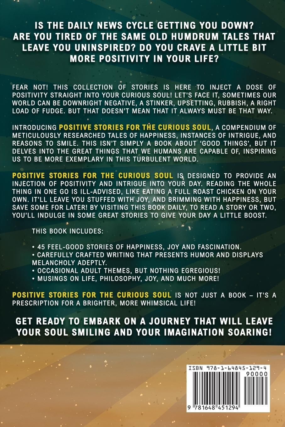 Rückseitencover Positive Stories for the Curious Soul