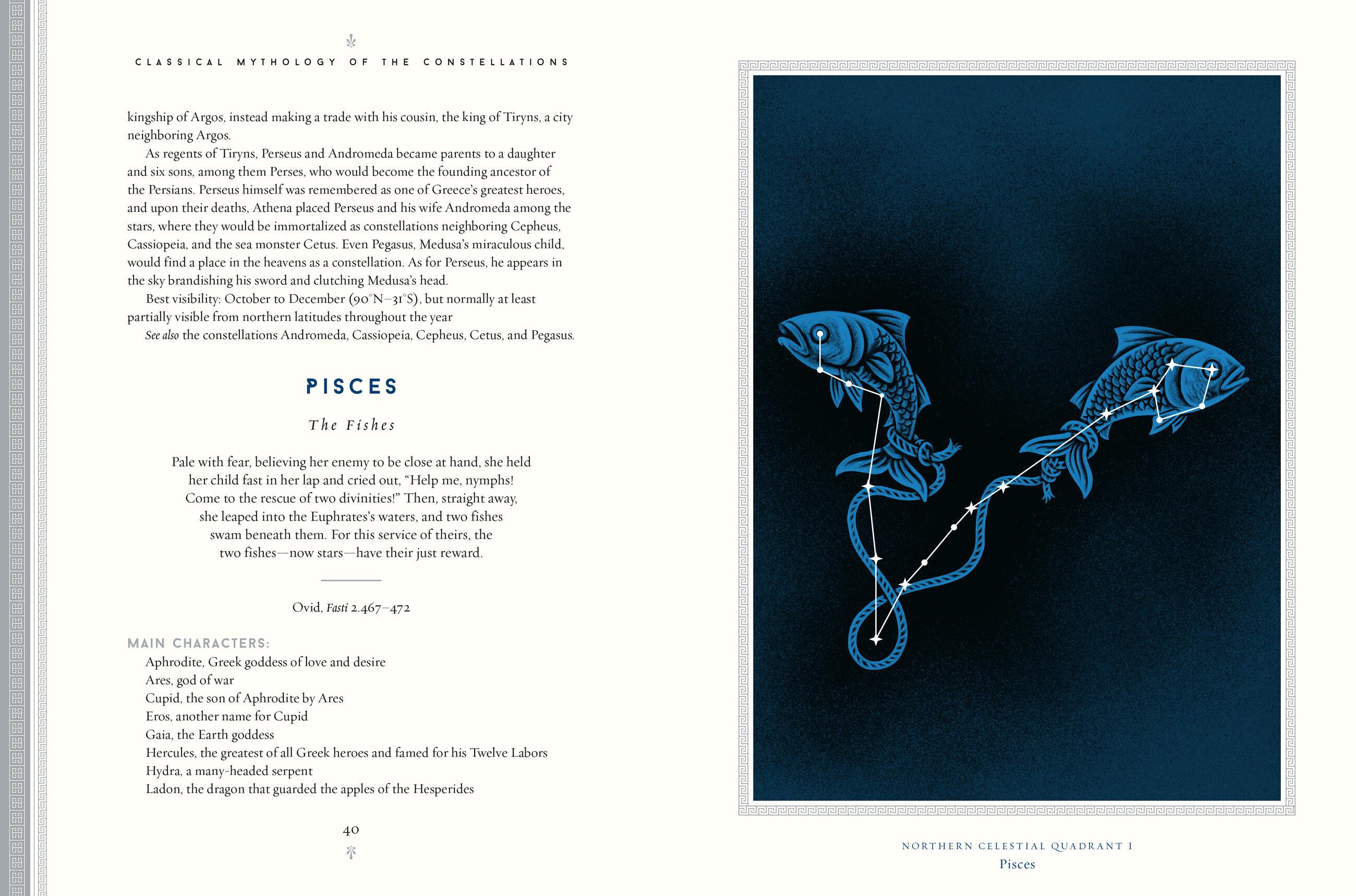 Beispielinhalt (Bild) Classical Mythology of the Constellations