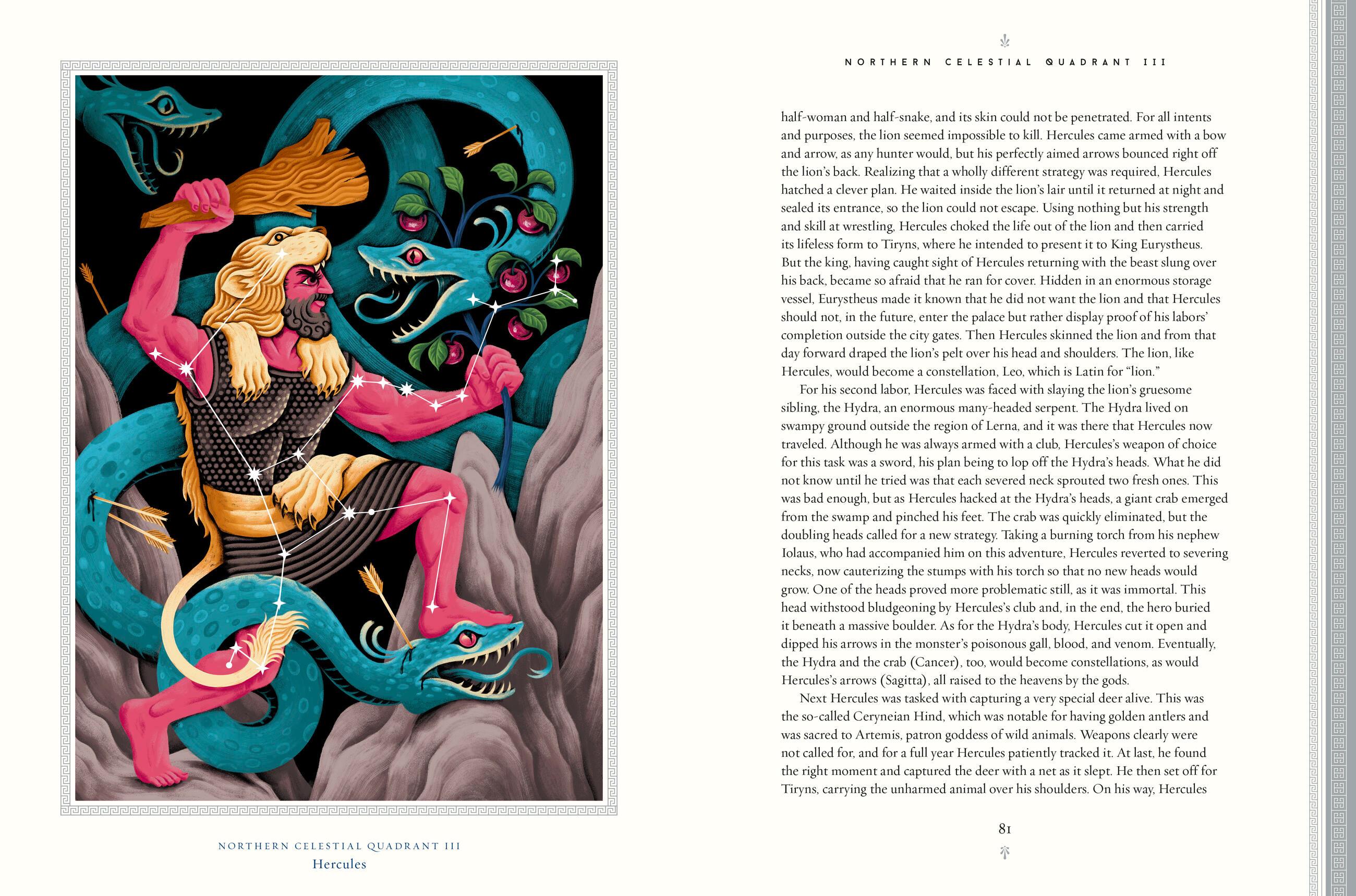 Beispielinhalt (Bild) Classical Mythology of the Constellations