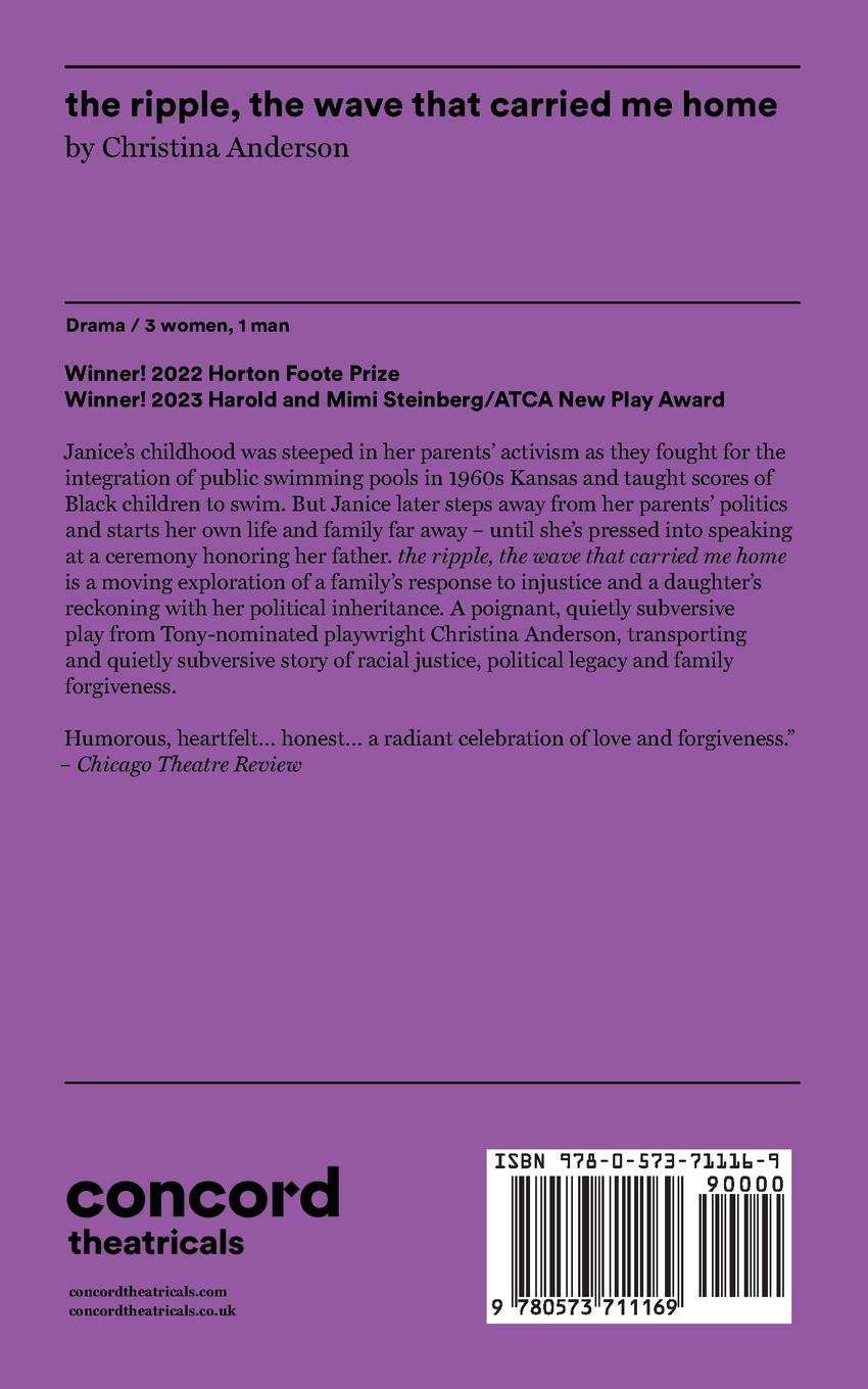 Rückseitencover The Ripple, the Wave That Carried Me Home